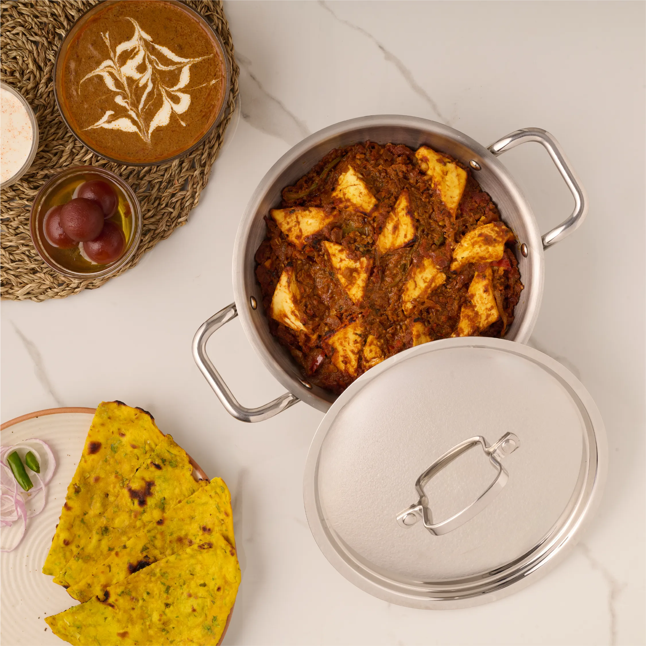 Restaurant-Style Kadai Paneer with Master Non-Stick Kadai