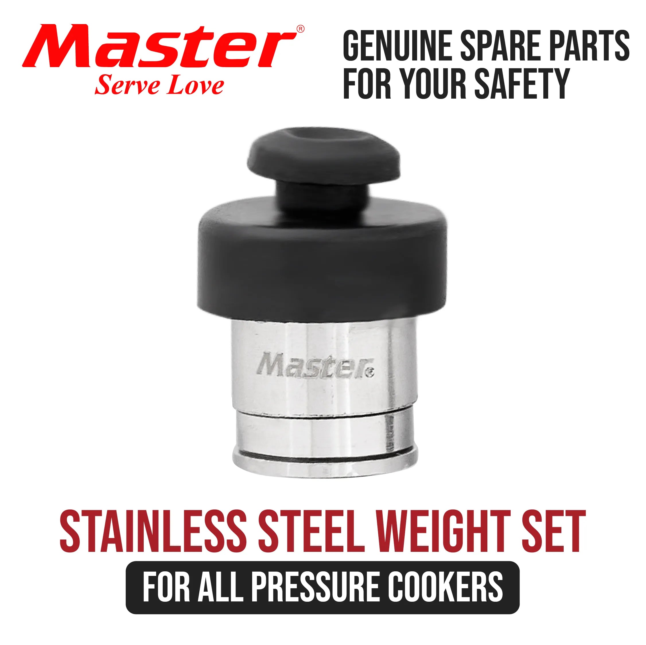 Stainless Steel Weight With Vent Tube - Master