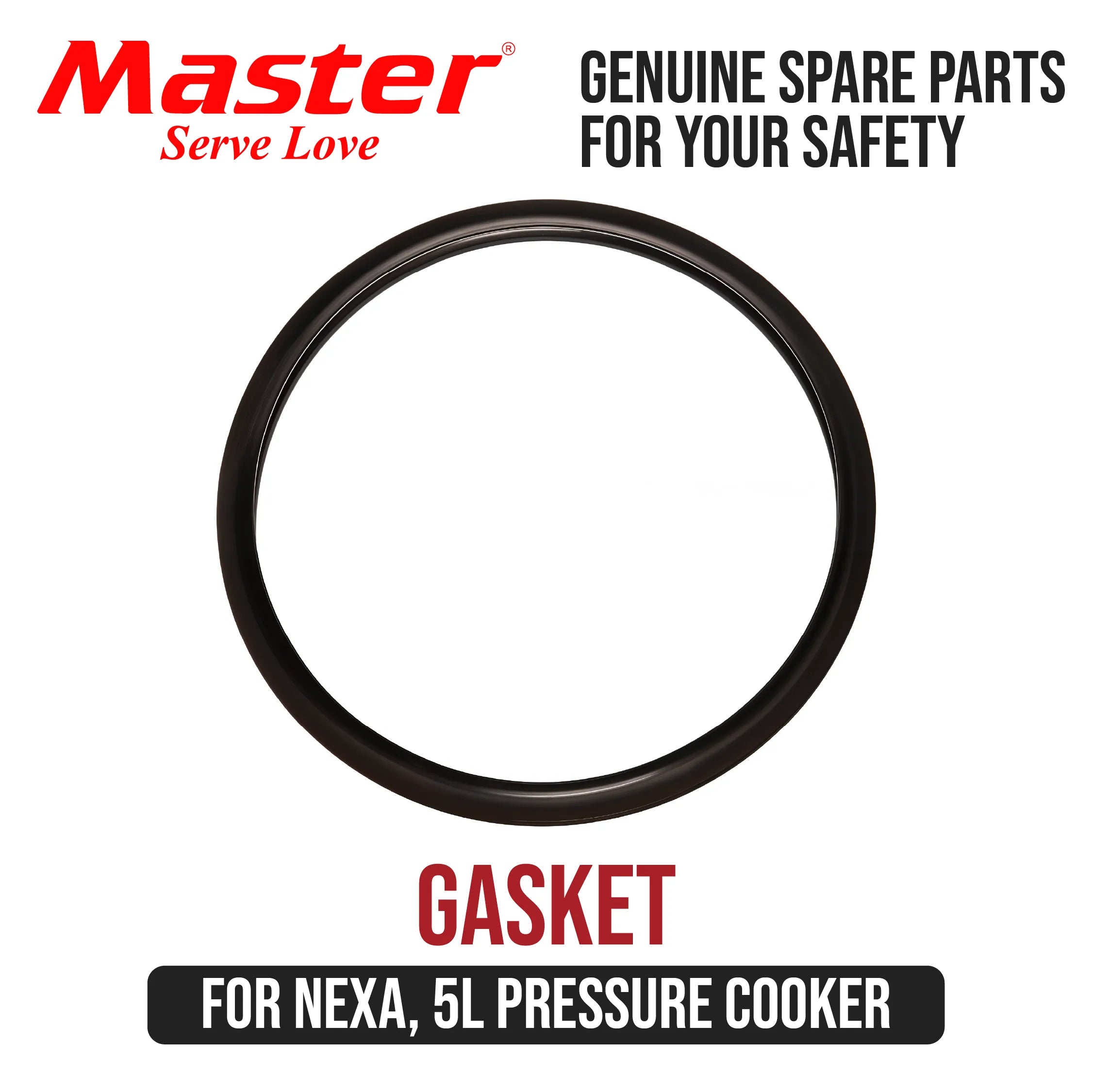 Gasket SS Black Medium Nexa - Master