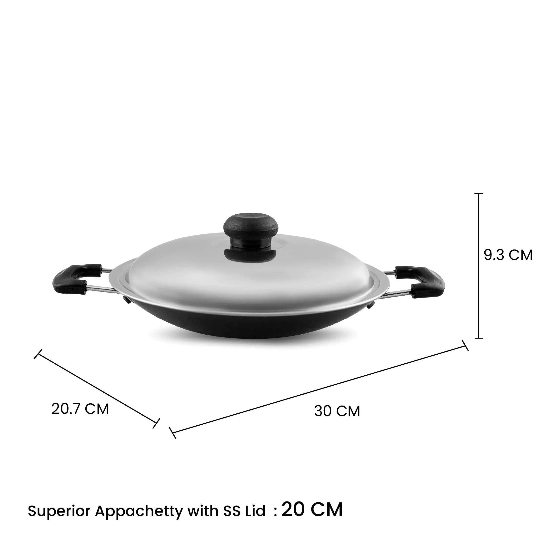 Superior 20cm Appachetty with Lid - Master