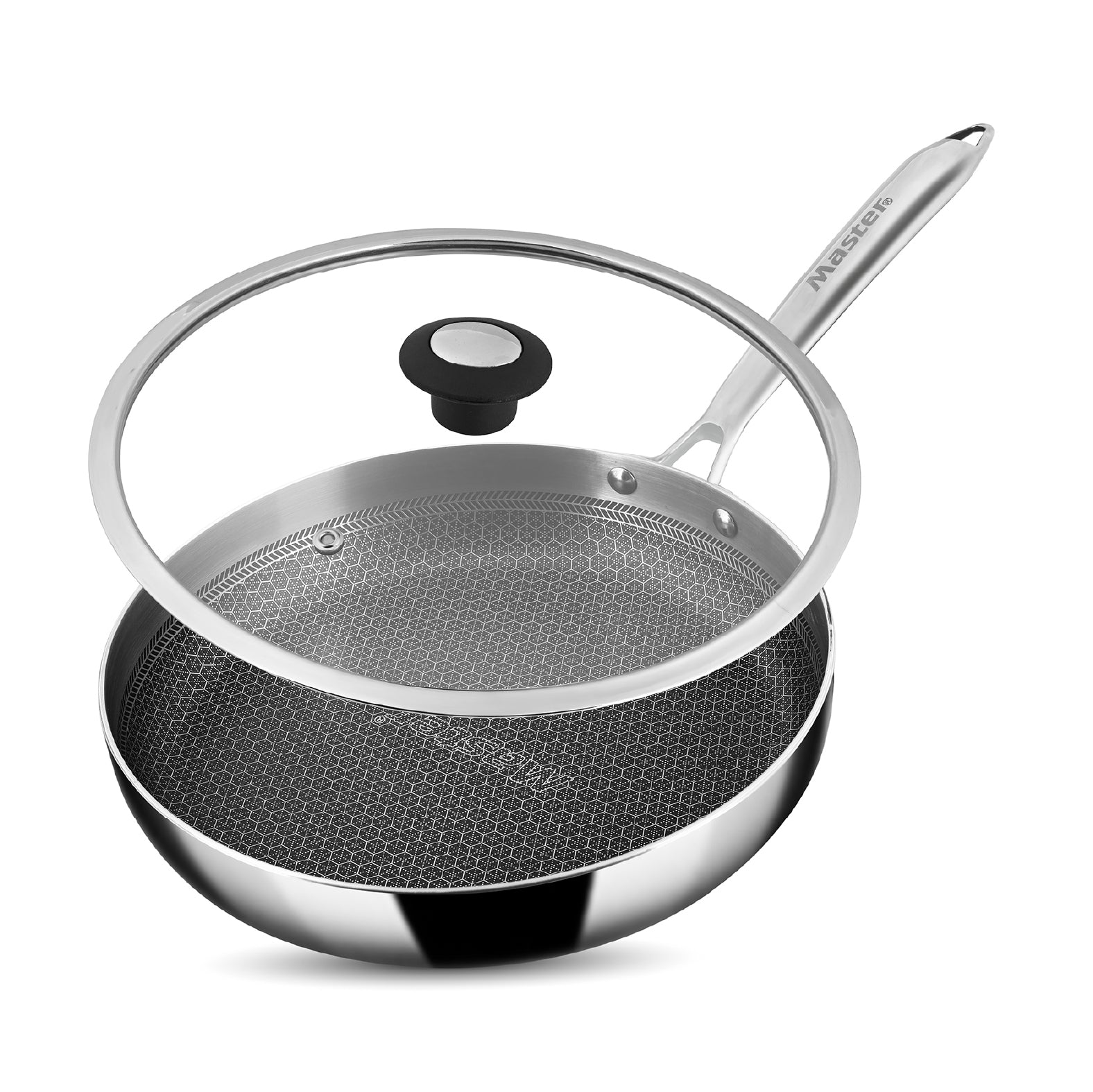 Titan Pro 24cm Frypan with Glass Lid - Master