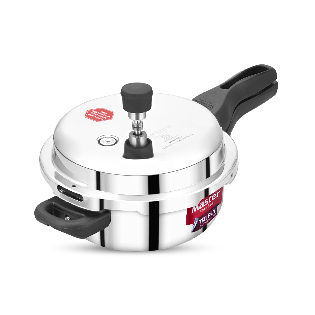 Triplica 3L Triply Outer Lid Junior Pressure Pan - Induction Base