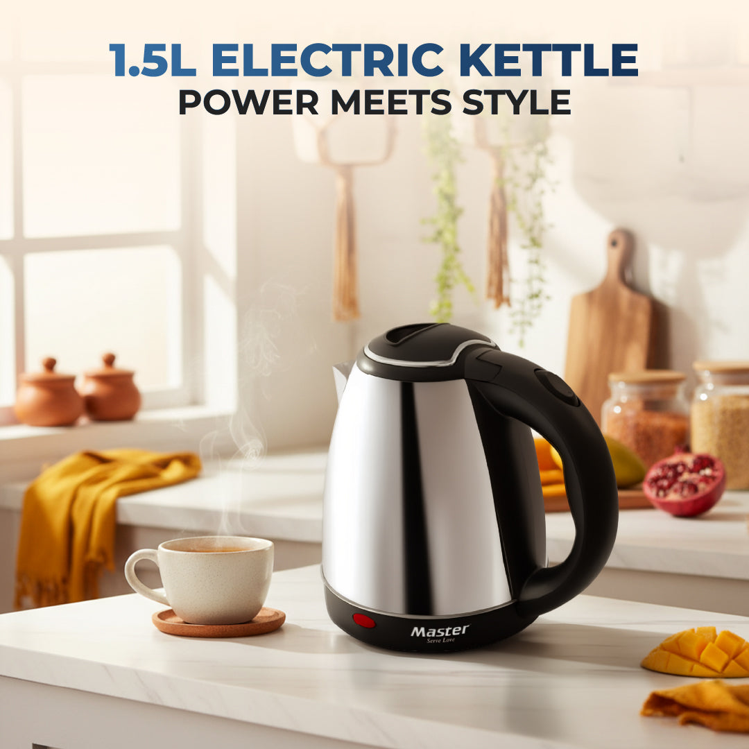 Hydropot 1.5 Litres Stainless Steel Kettle