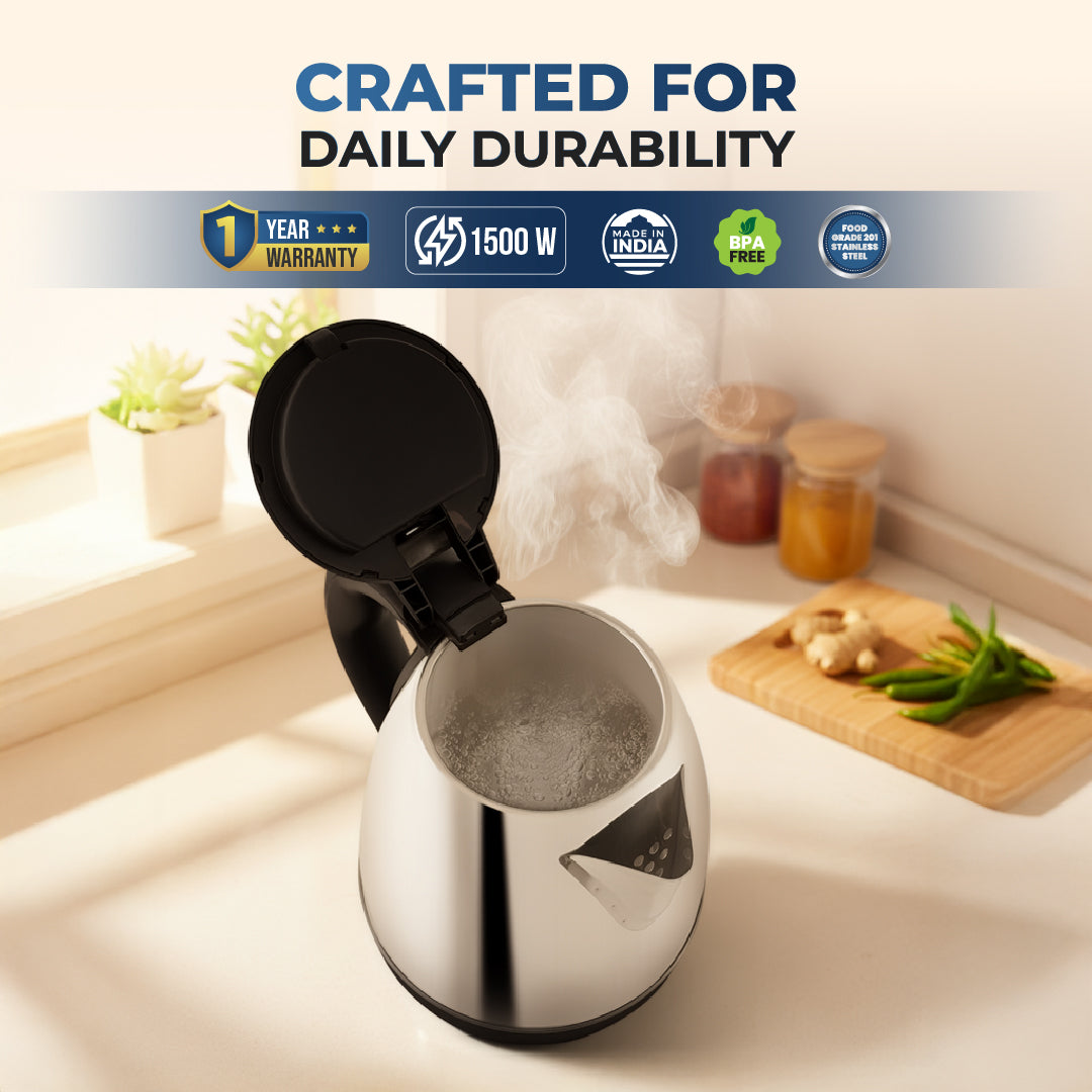 Hydropot 1.5 Litres Stainless Steel Kettle - Master