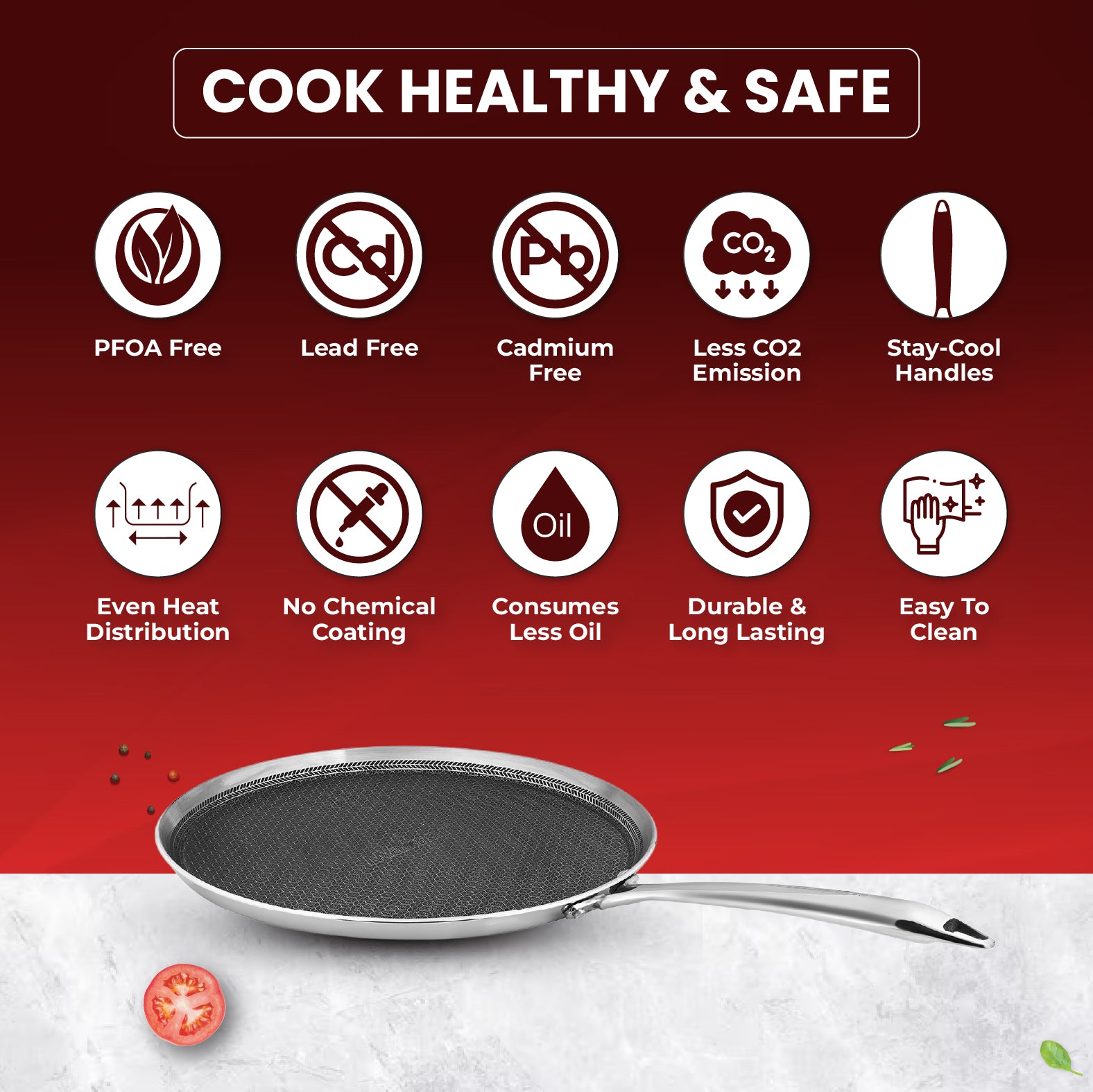 Titan Pro 29cm Dosa Tawa - Master
