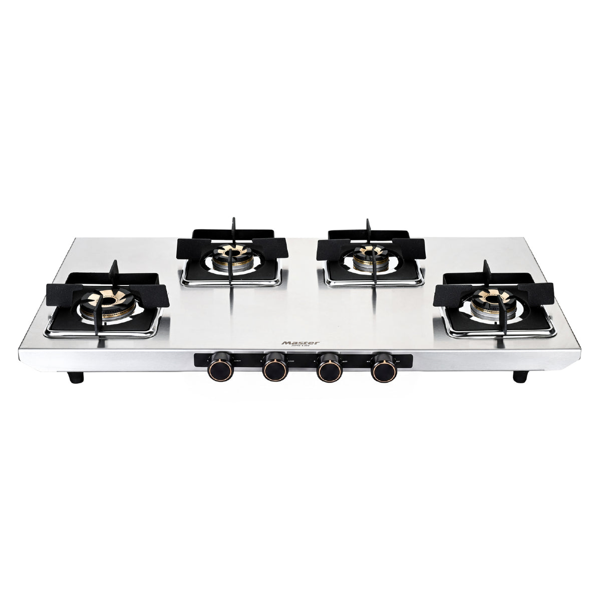 Imperio Premium Stainless Steel LPG Gas Stove with Jumbo Burner – 4 Burner