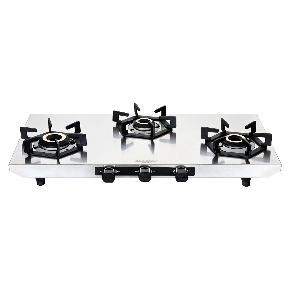 Altis Premium Stainless Steel LPG Gas Stove with Jumbo Burner – 3 Burner