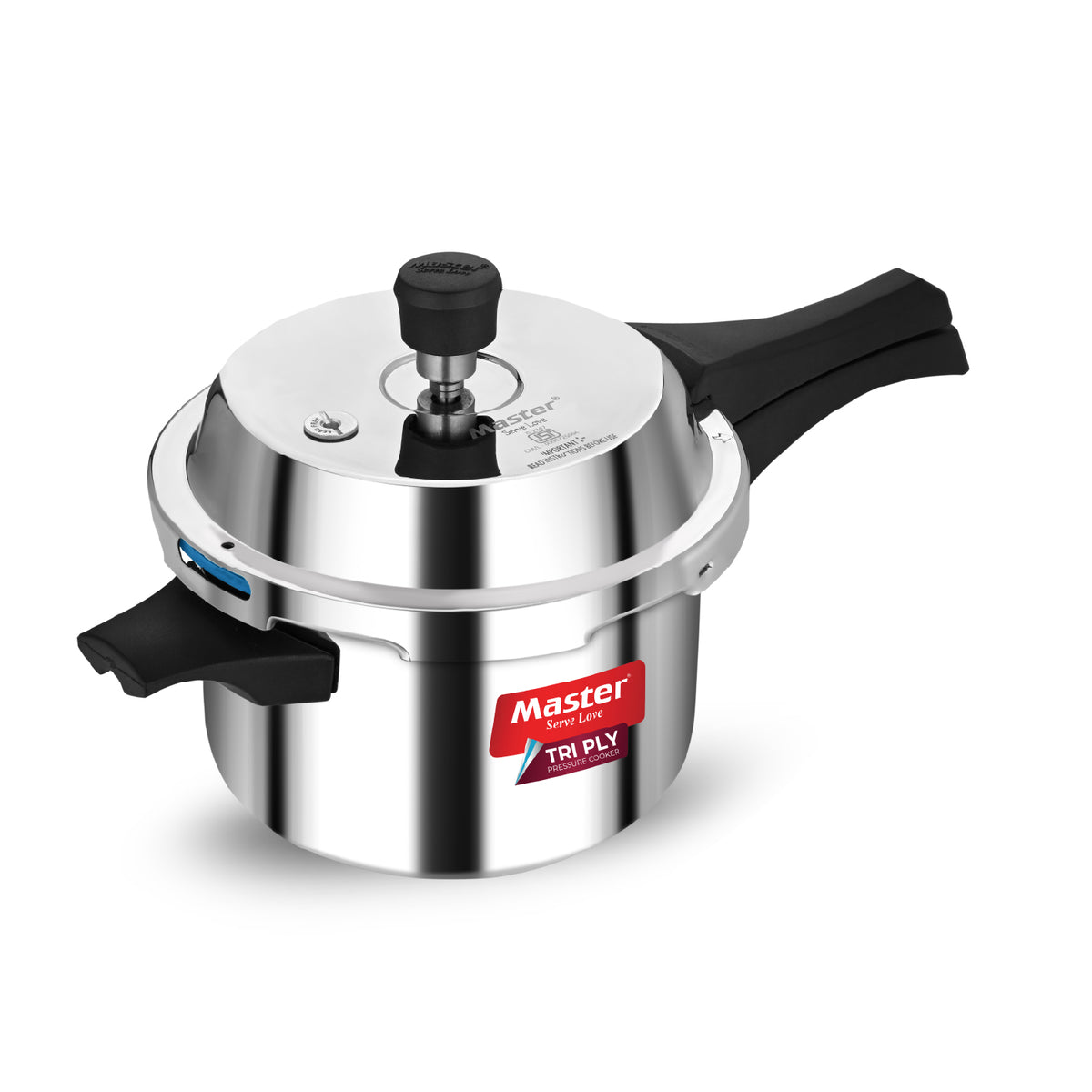 Triva Tri-Ply Wide Body Outer Lid Pressure Cooker – 3 L