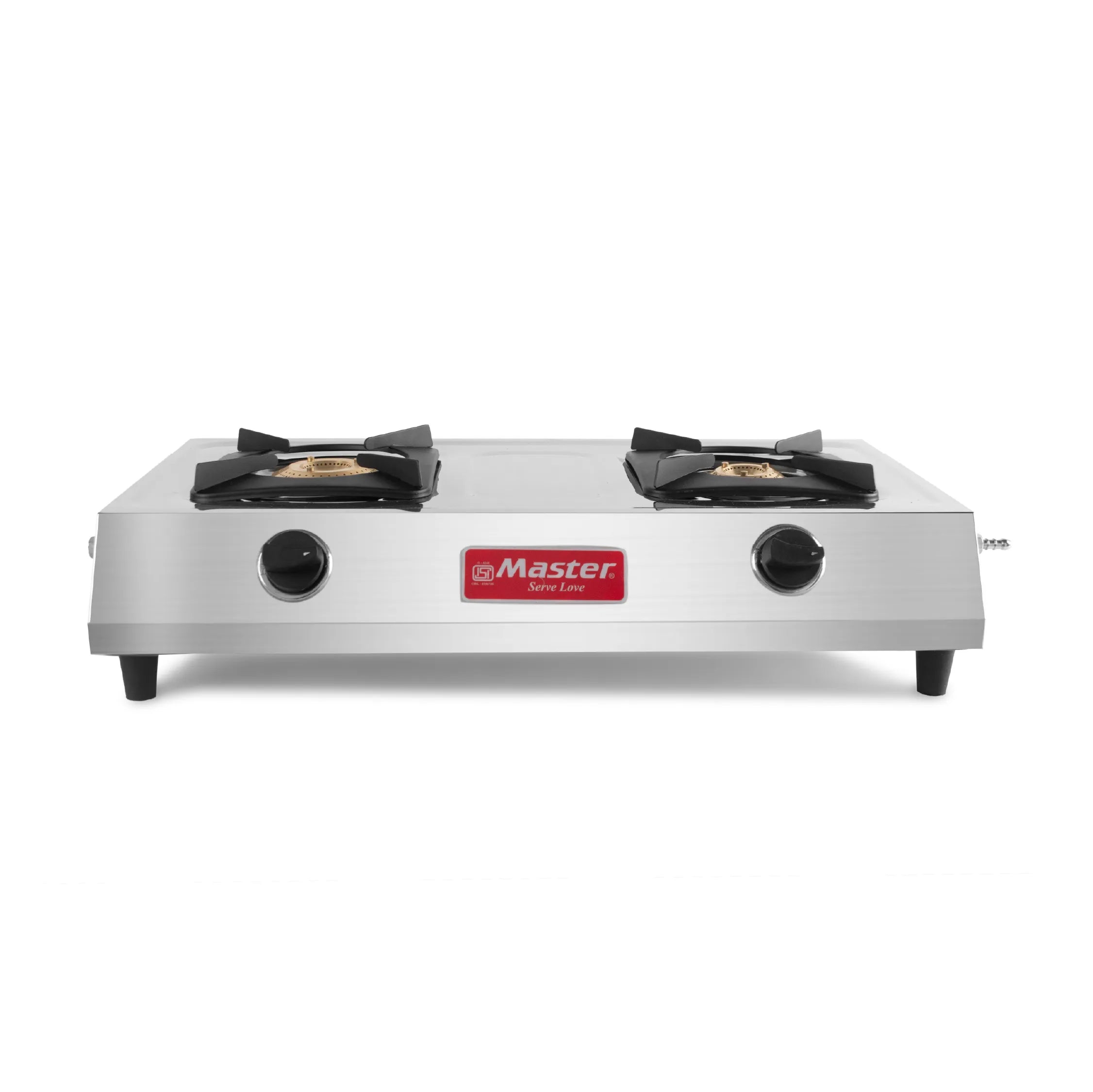 Classica 2 Burner Jumbo Stainless Steel Gas Stove - Master