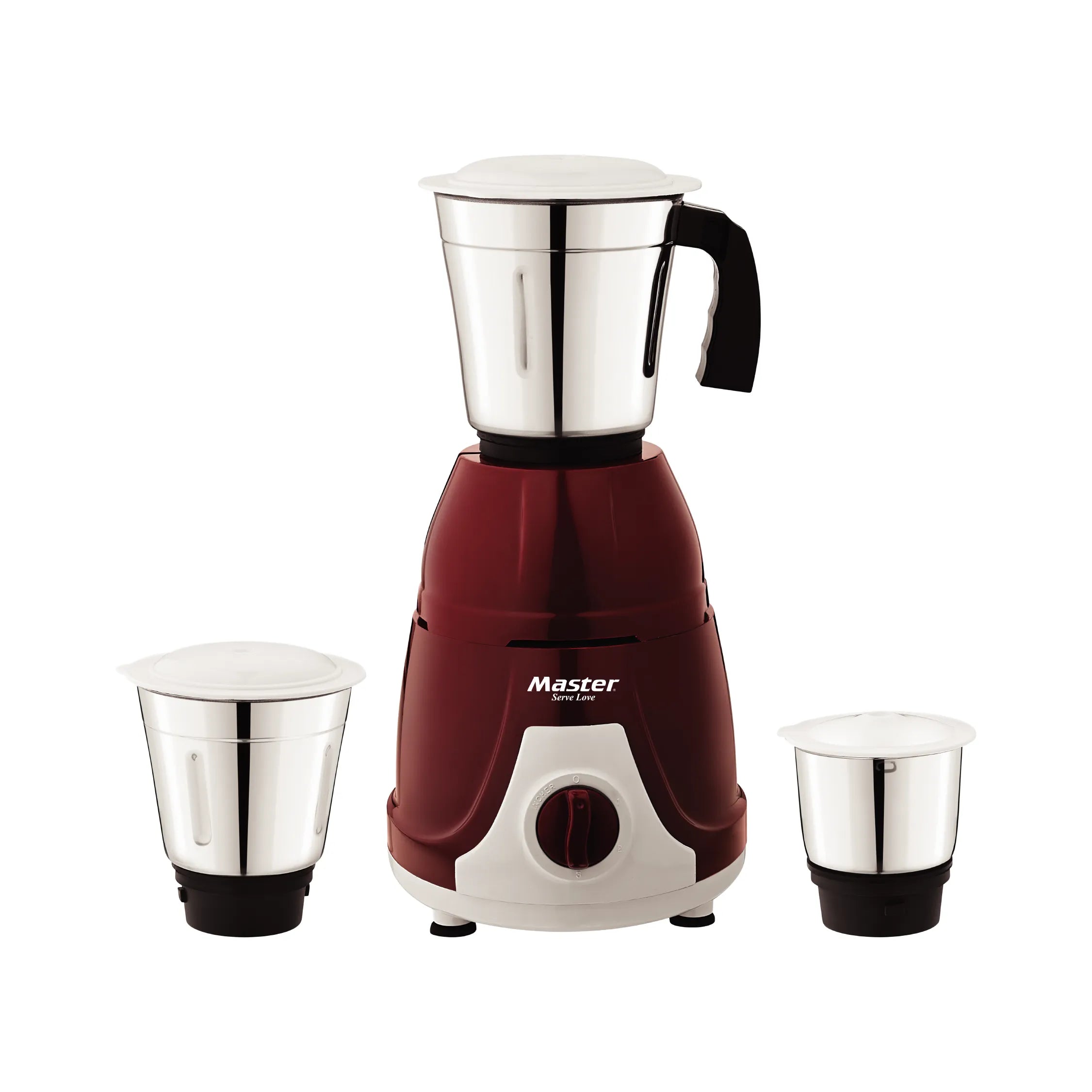 Charly 550W Mixer Grinder with 3 Jars & 3 Speed Modes - Master