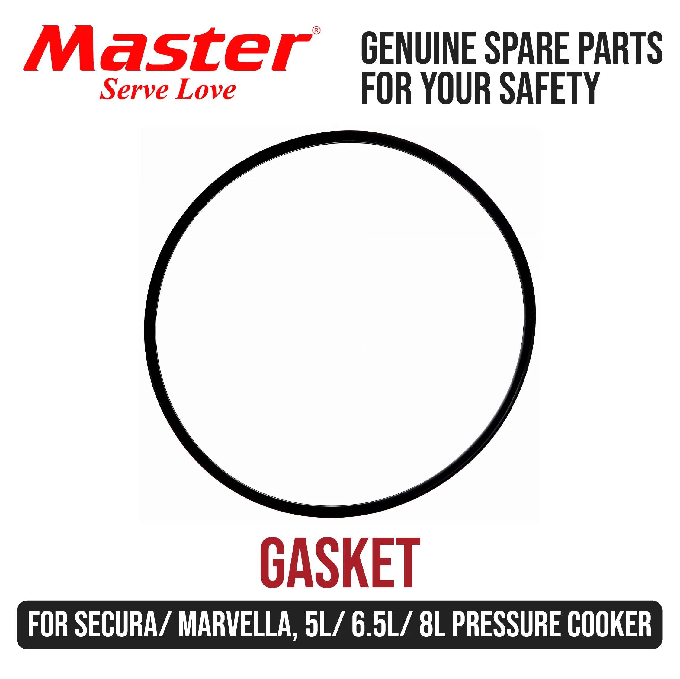 Gasket Inner Lid Silicone Large - Master