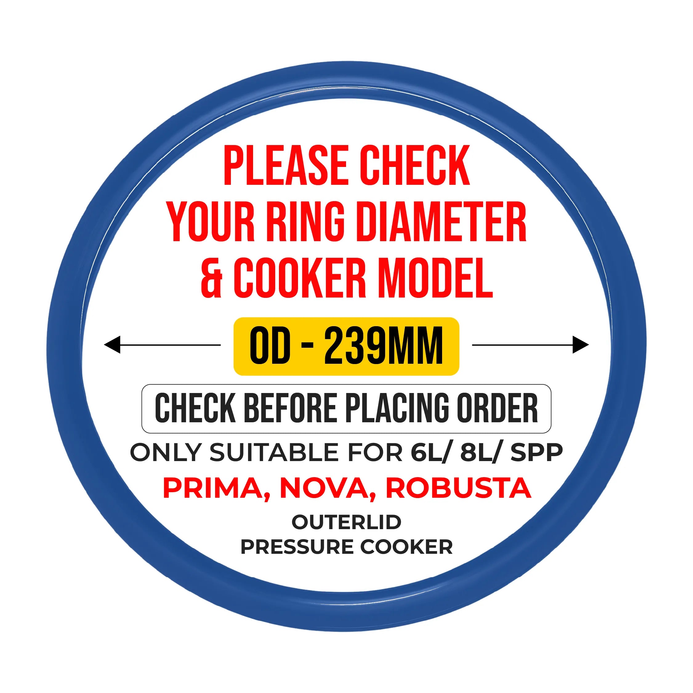 Gasket Silicone Medium Prima - Master
