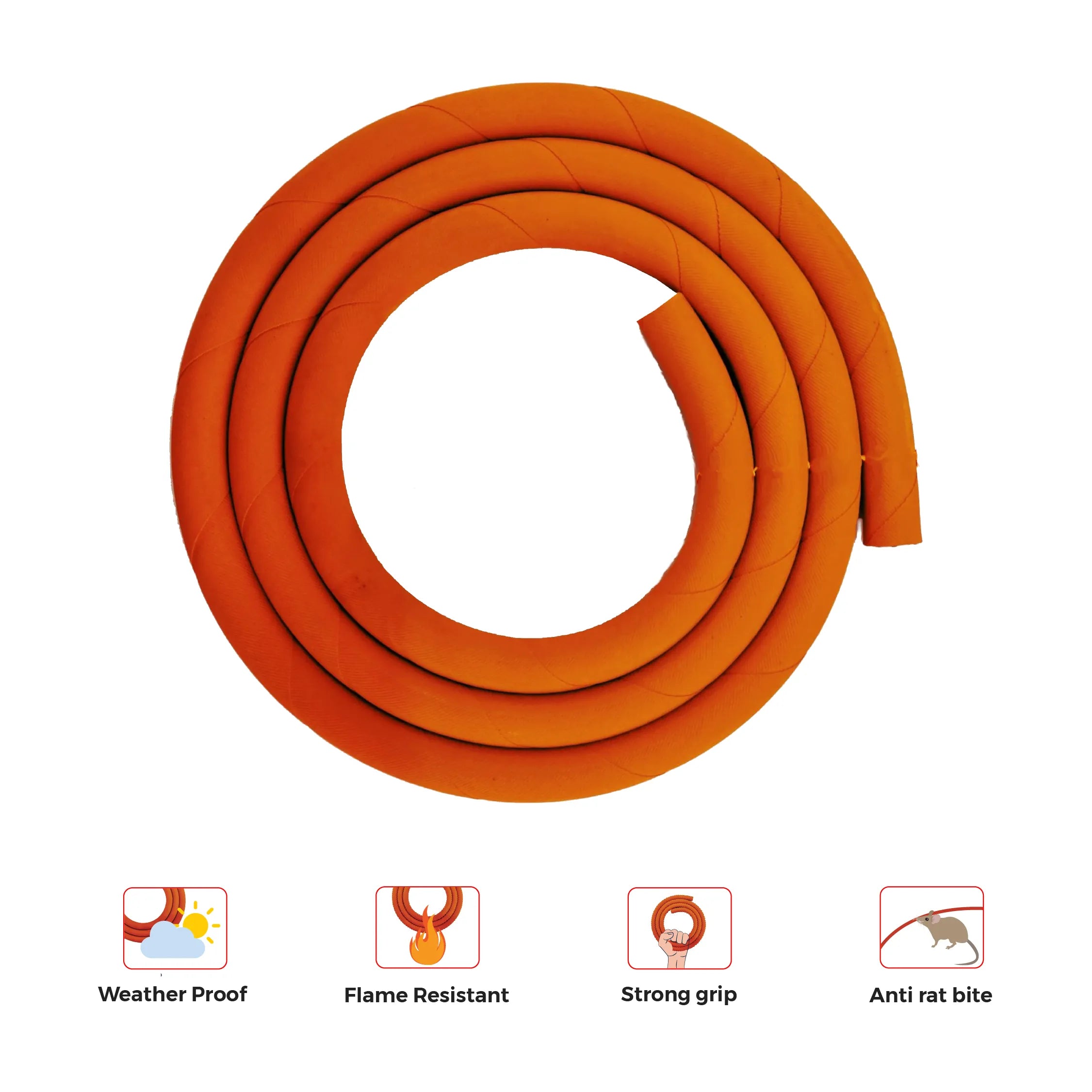 1.5 Meters Hose Pipe - Suitable for all Gas Stoves - Master