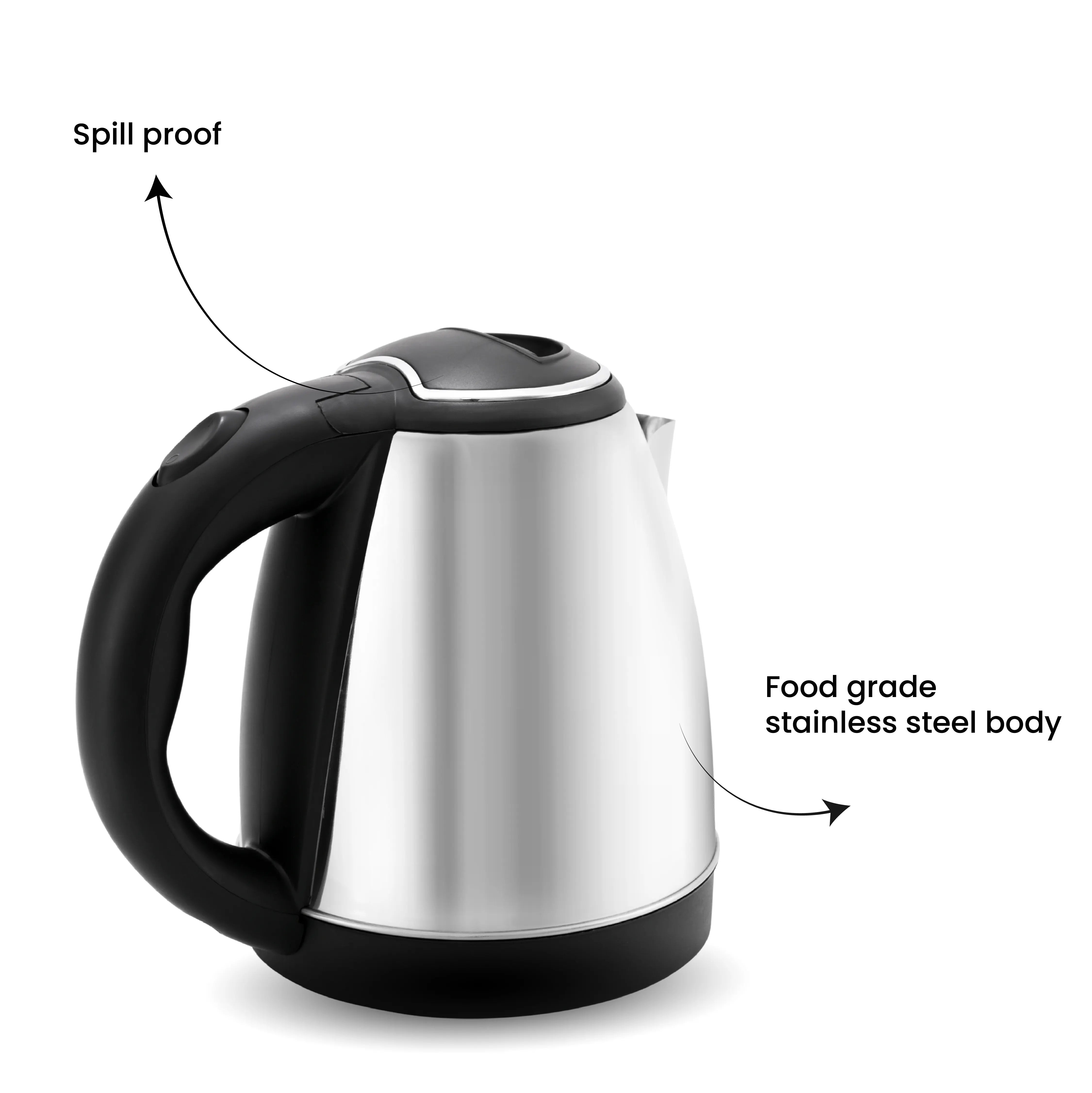 Hydropot 1.5 Litres Stainless Steel Kettle - Master