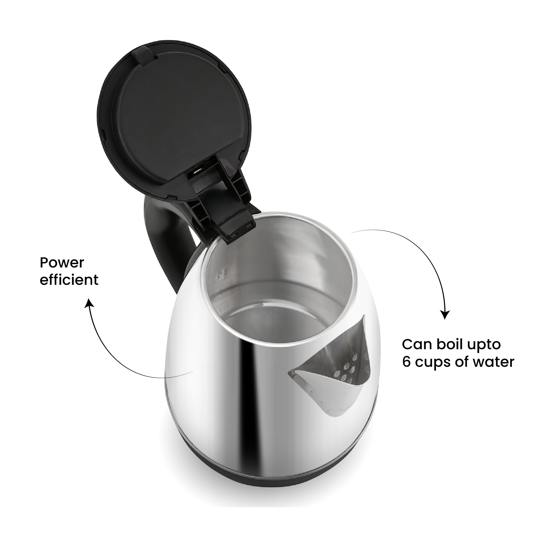 Hydropot 1.5 Litres Stainless Steel Kettle - Master