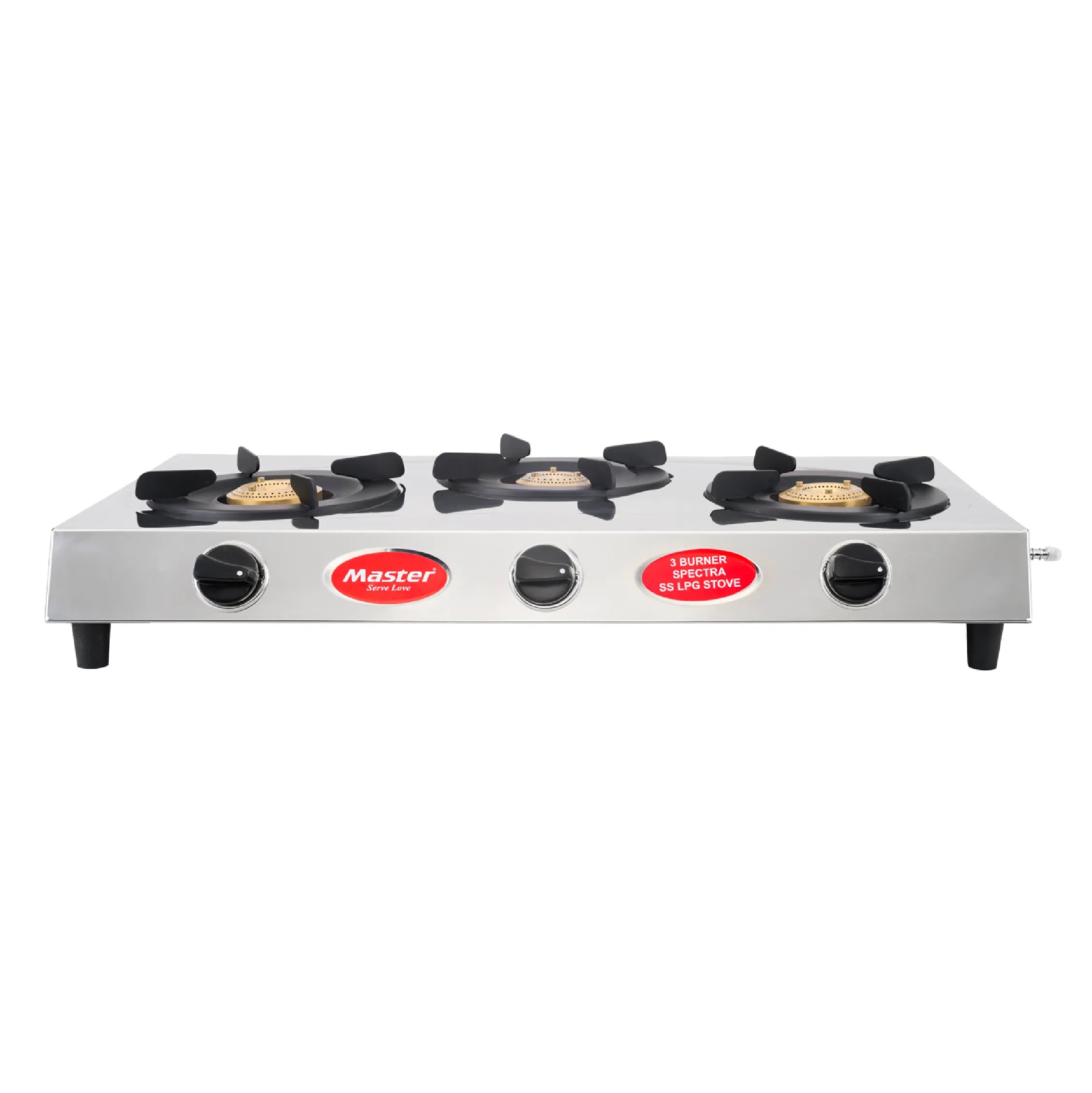 Spectra 3 Burner Jumbo Stainless Steel Gas Stove - Master
