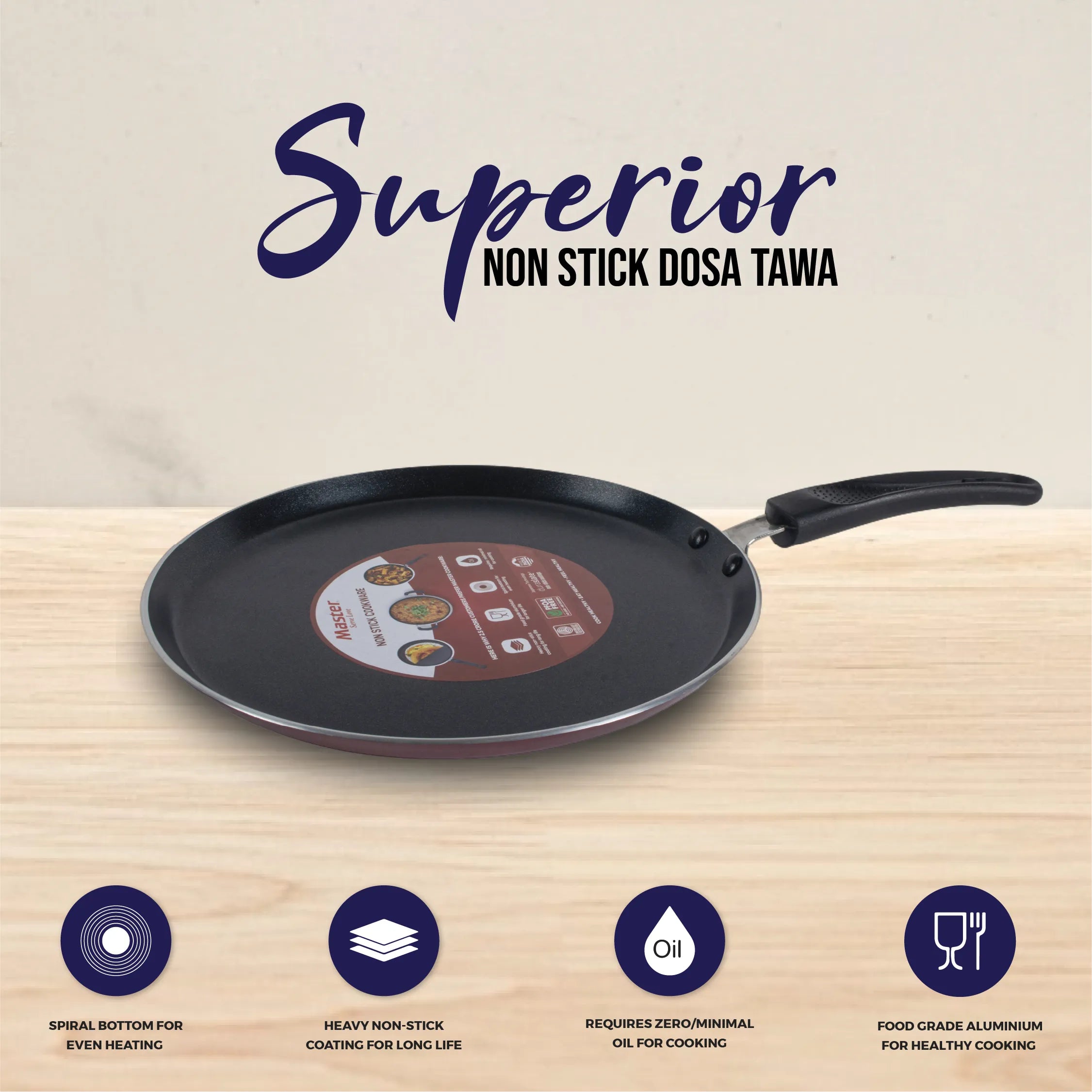 Superior Plus 31cm Dosa Tawa - Master