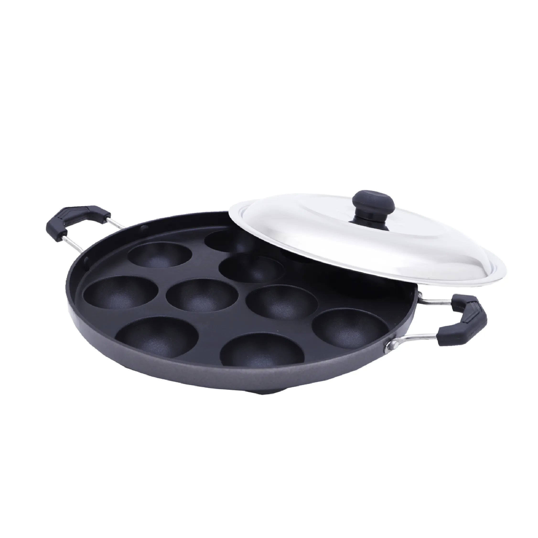 Superior Plus 11 Pit Paniyarakkal with Stainless Steel Lid - Master