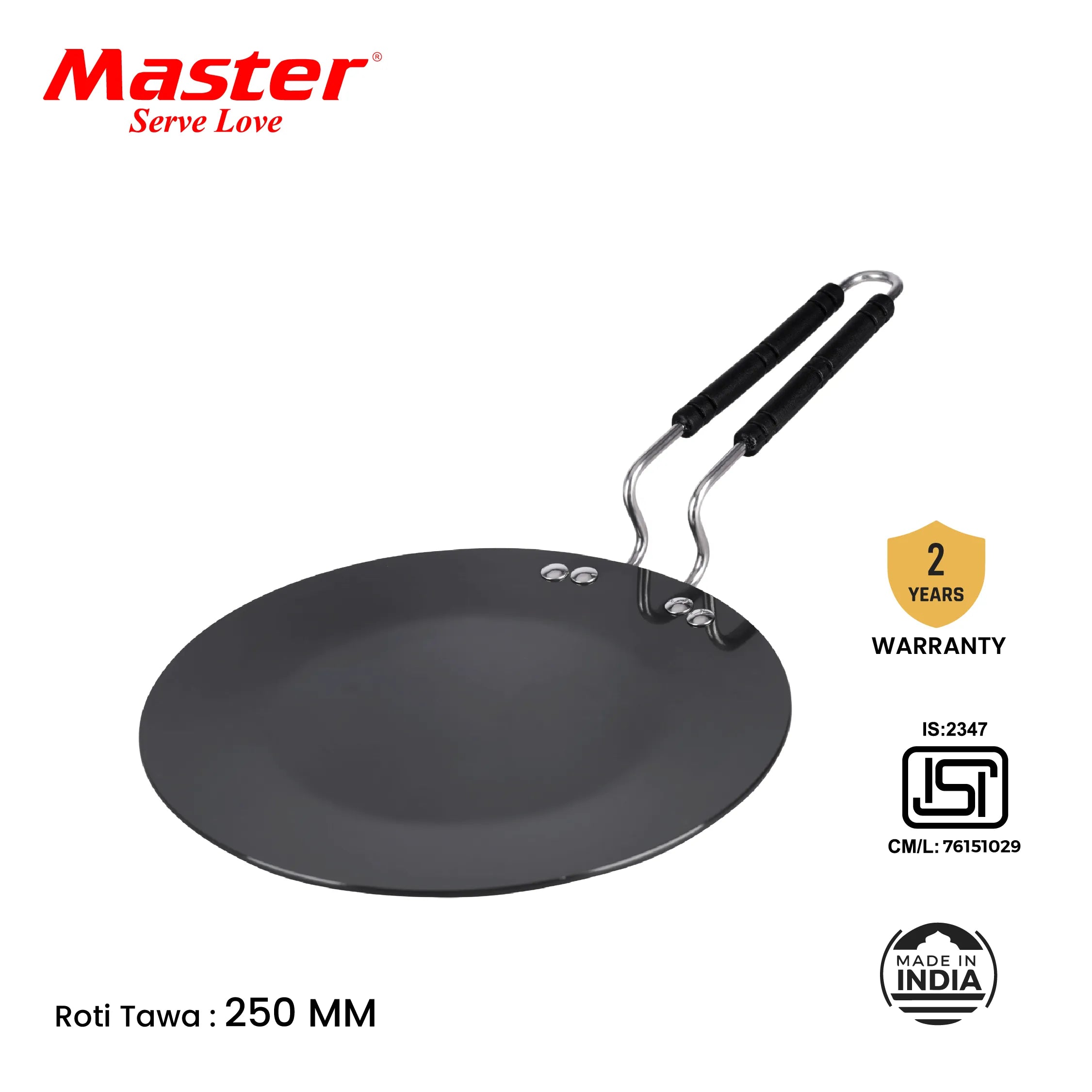Endura Hard Anodized Roti Tawa 25cm - Master