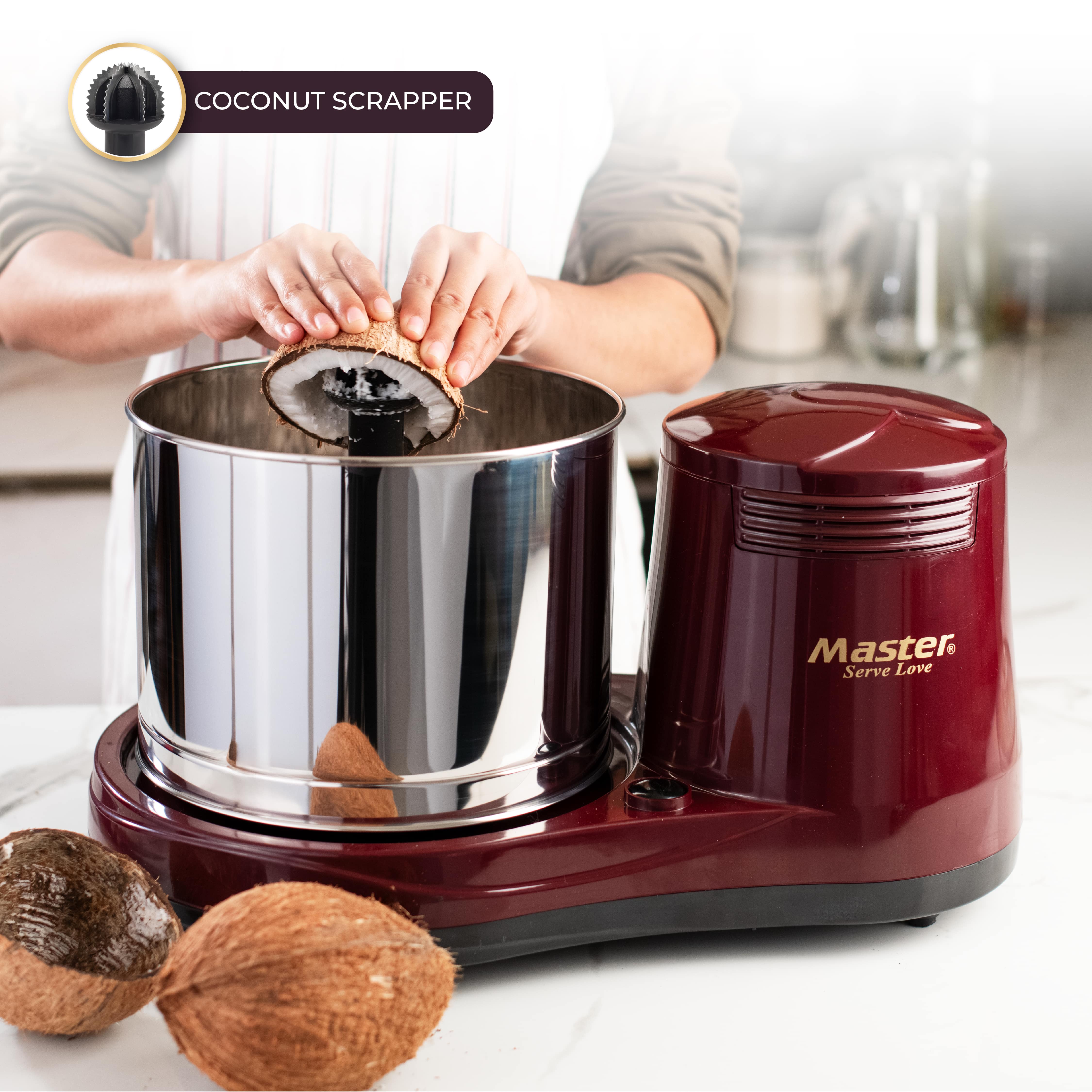 Dynamo Plus Table Wet Grinder Top 3 Stone - 2 Litres - Master
