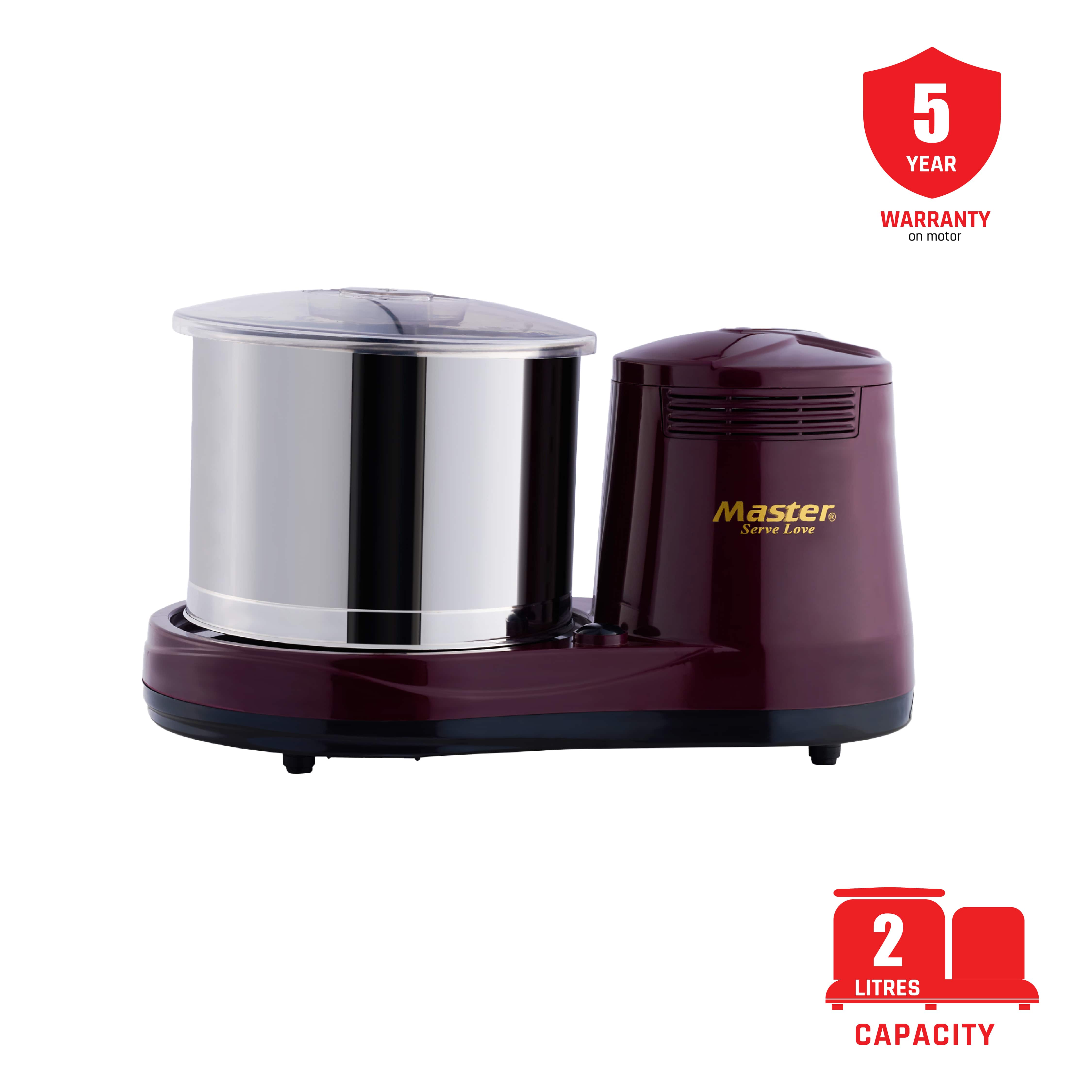 Dynamo Plus Table Wet Grinder Top 3 Stone - 2 Litres - Master