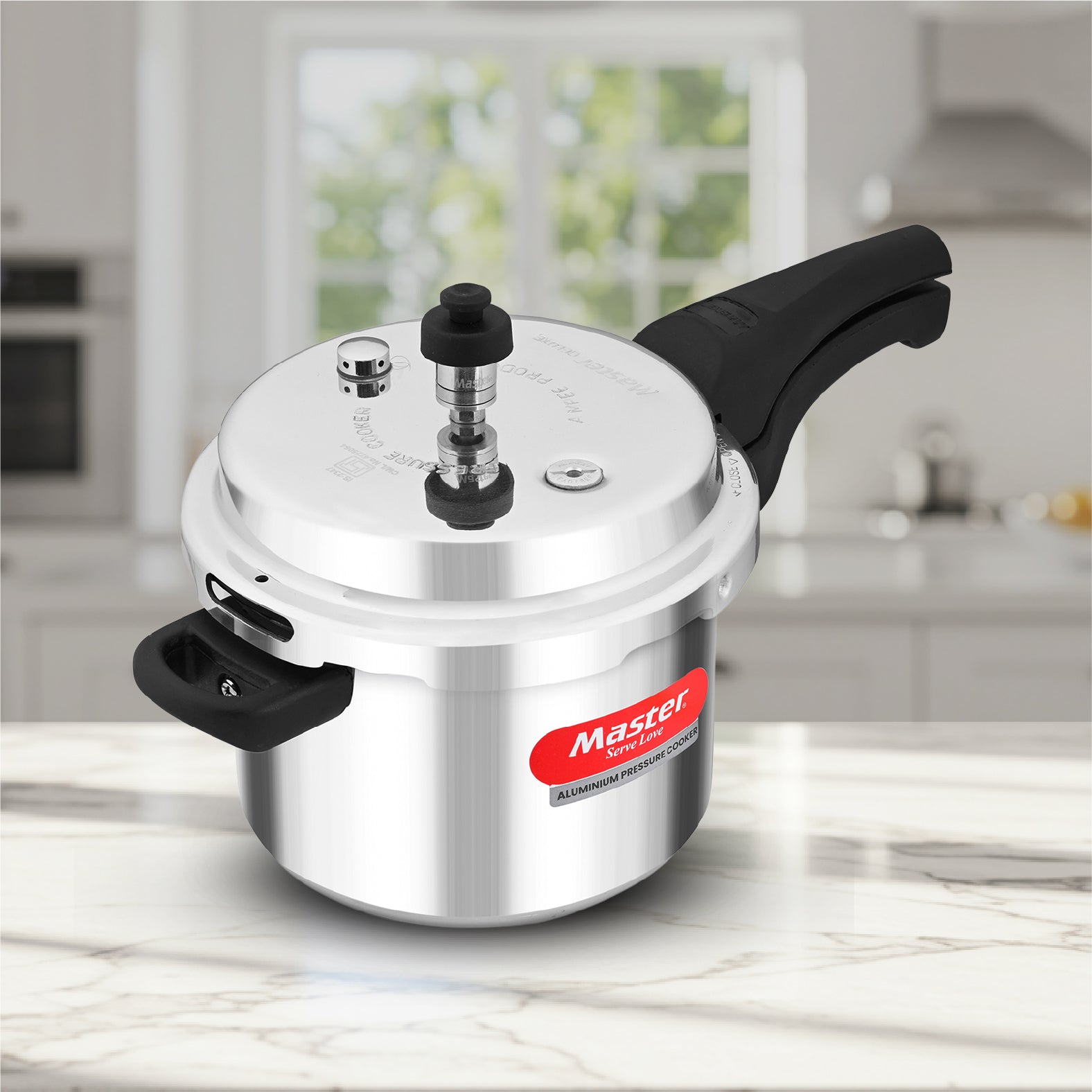 Deluxe 3L Aluminium Outer Lid - Heavy-Premium Pressure Cooker - Master