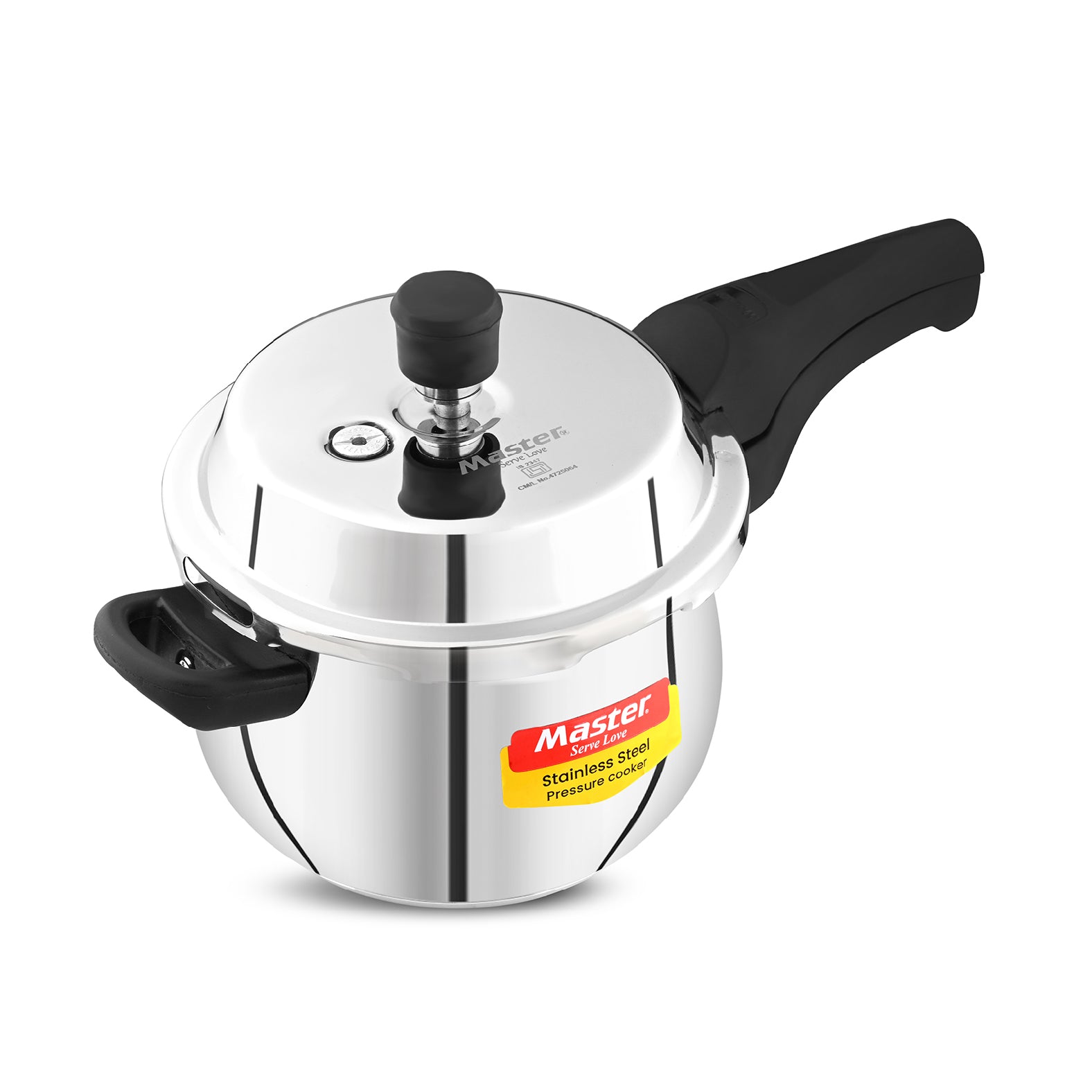 Nexa 3.5L Stainless Steel Outer Lid Handi Pressure Cooker - Induction Base