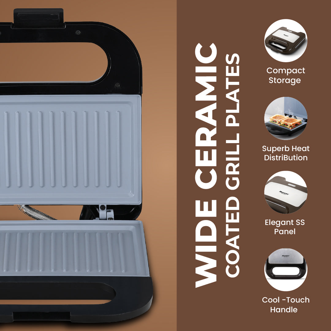 Nesto+ Grill Sandwich Maker & Toaster - Master