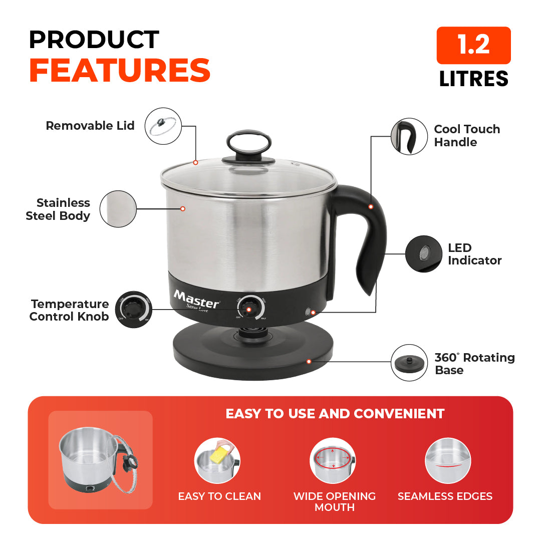 Insta Chef Multipurpose Cookpot Kettle