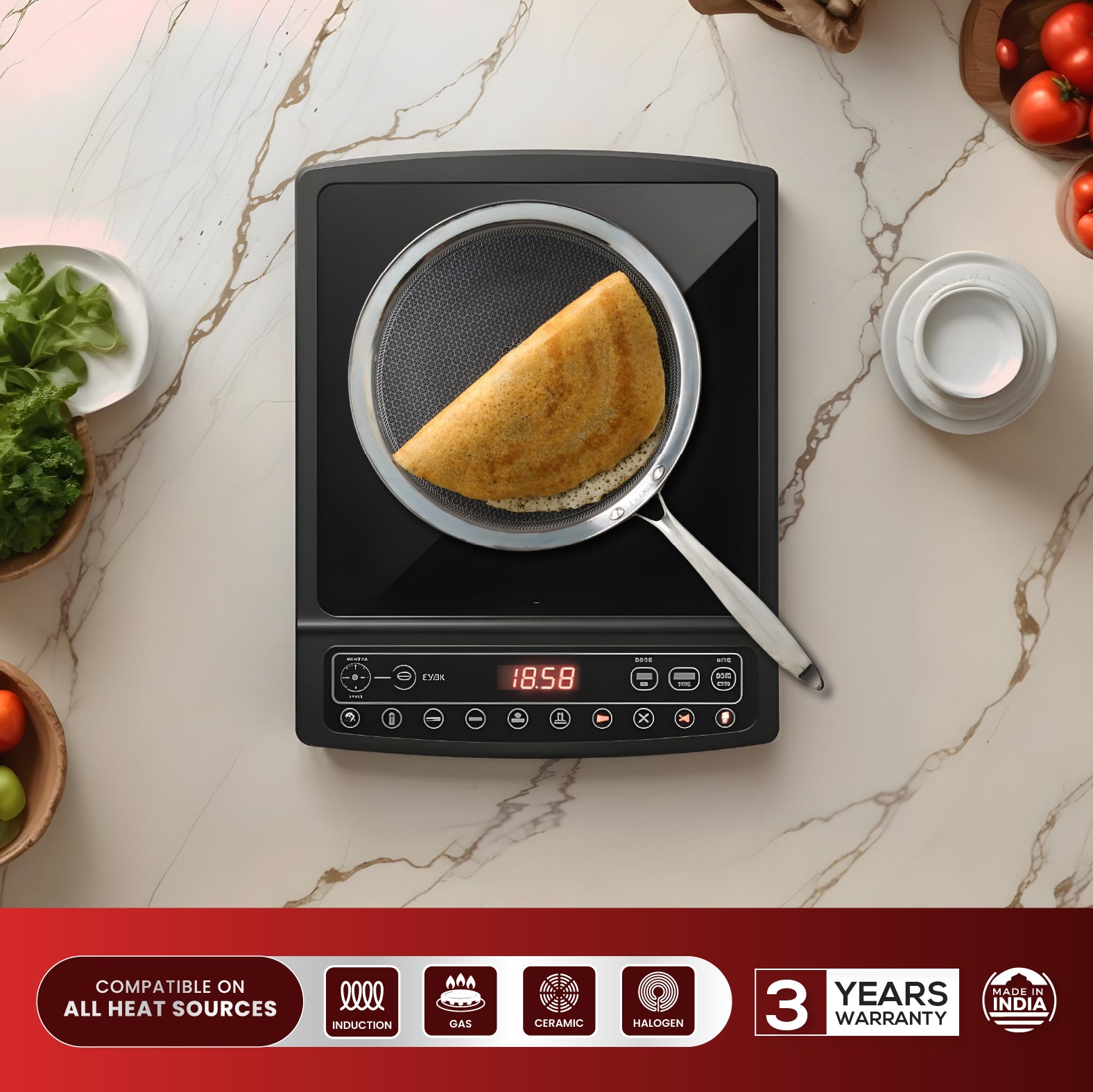 Titan Pro 29cm Dosa Tawa - Master
