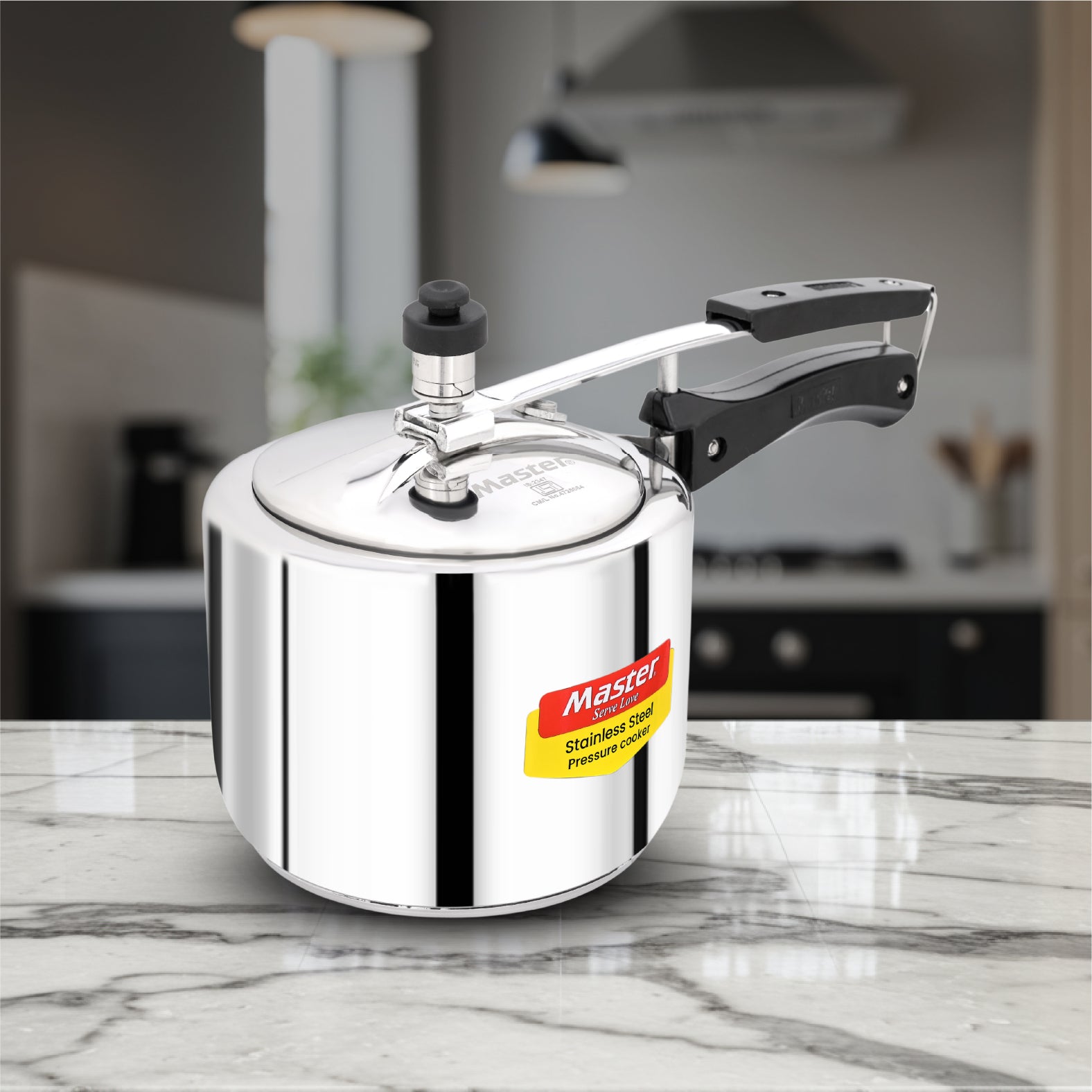 Gloria 3L Stainless Steel Inner Lid Pressure Cooker - Induction Base