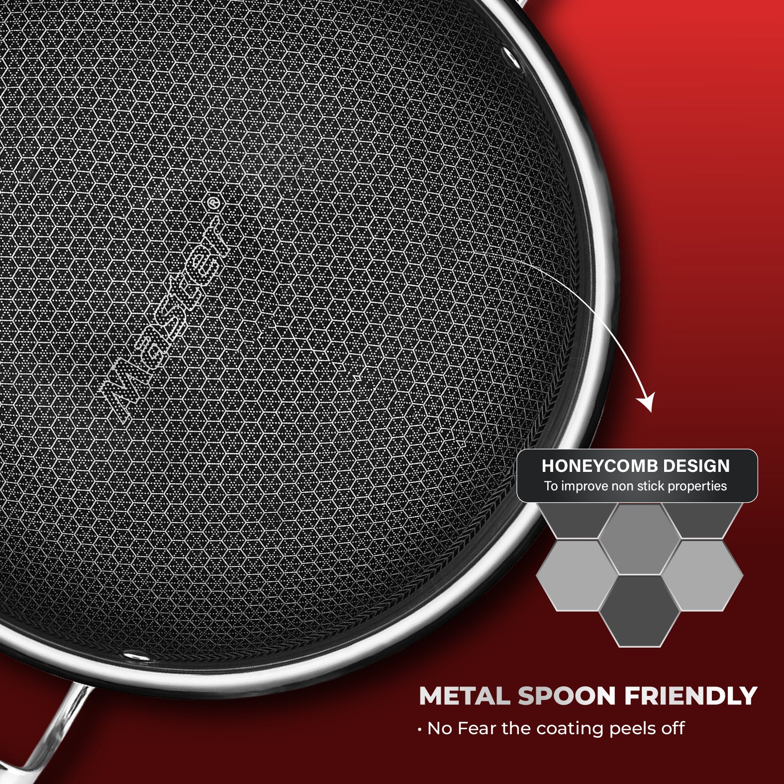 Titan Pro 24cm Kadai with Glass Lid - Master