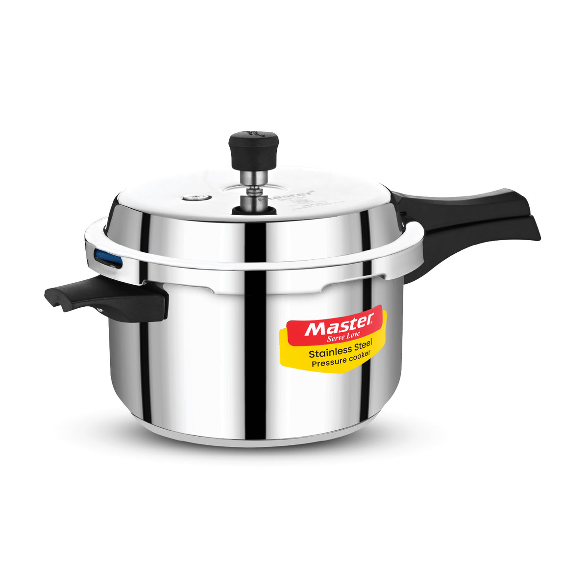 Vistaar Stainless Steel Wide Body Outer Lid Pressure Cooker – 5 L