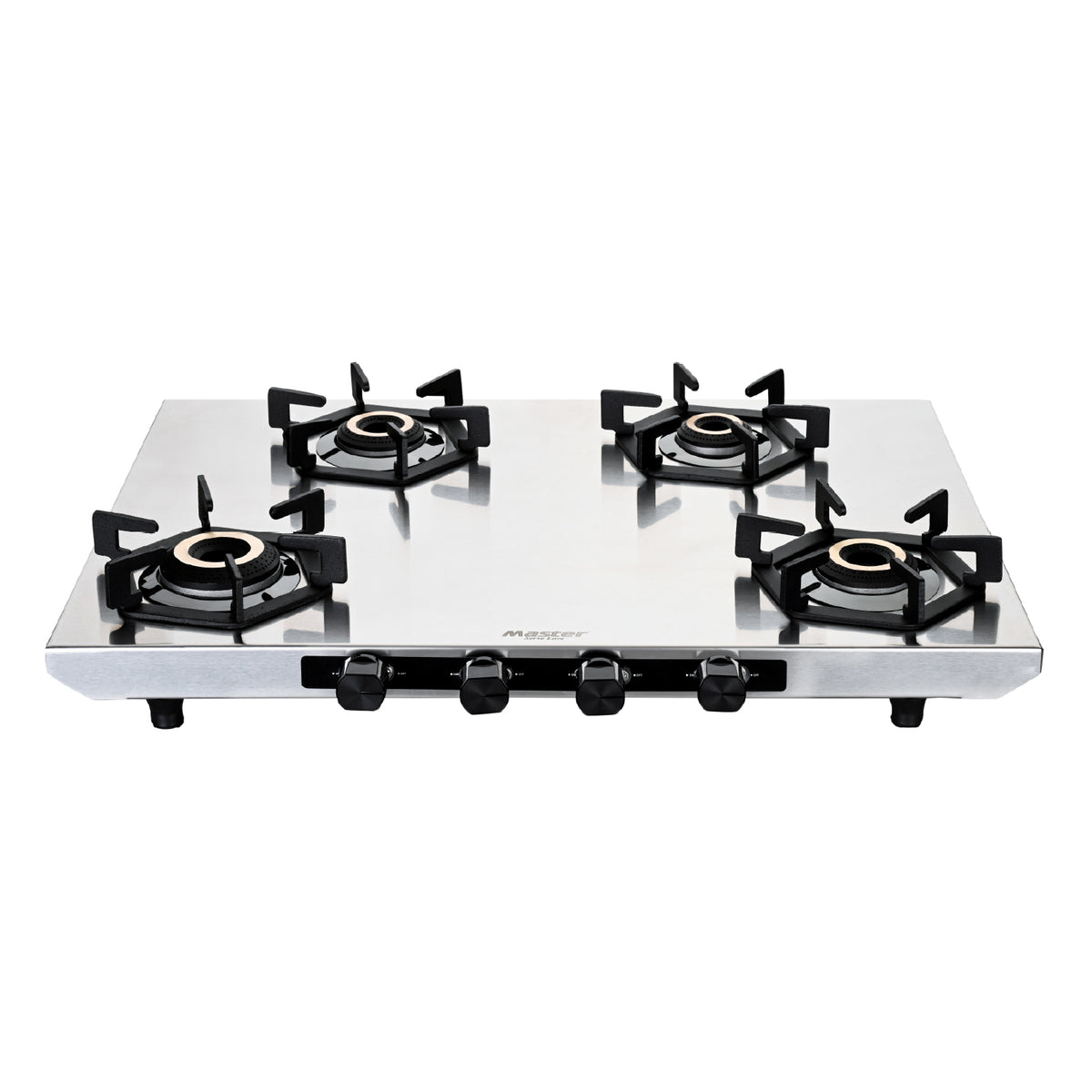 Altis Premium Stainless Steel LPG Gas Stove with Jumbo Burner – 4 Burner