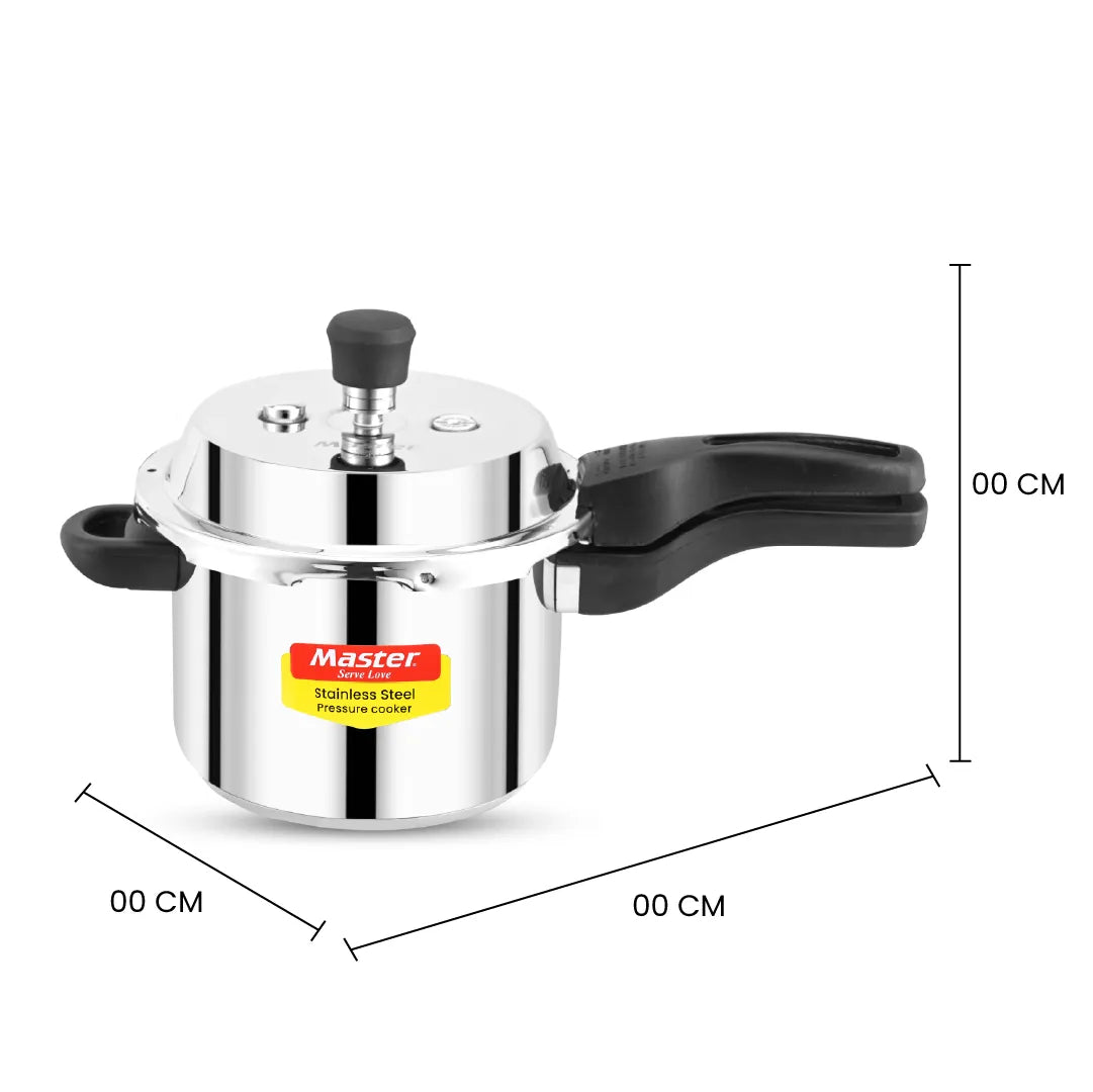 Prima 3L Stainless Steel Outer Lid Pressure Cooker