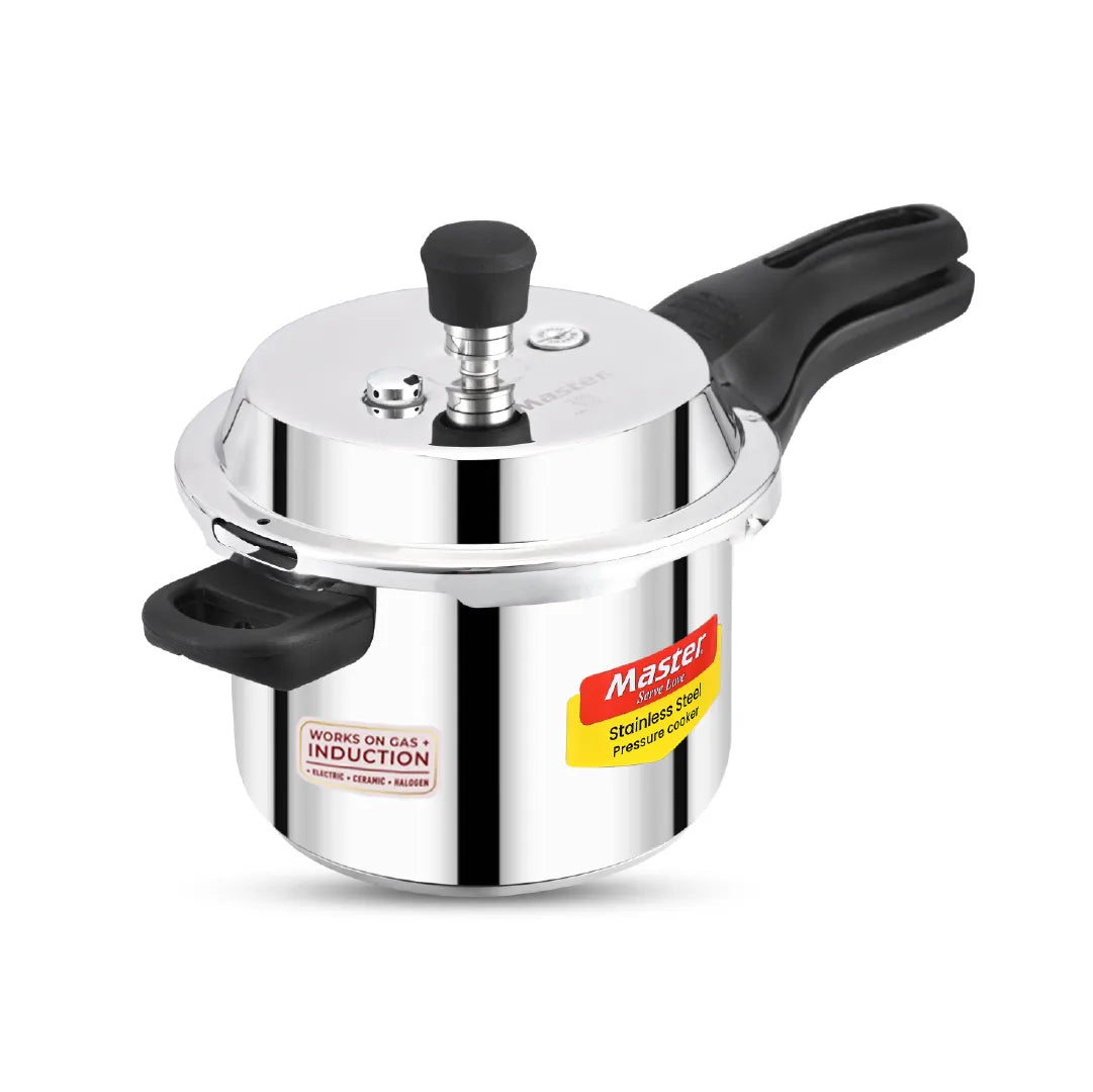 Prima 3L Stainless Steel Outer Lid Pressure Cooker