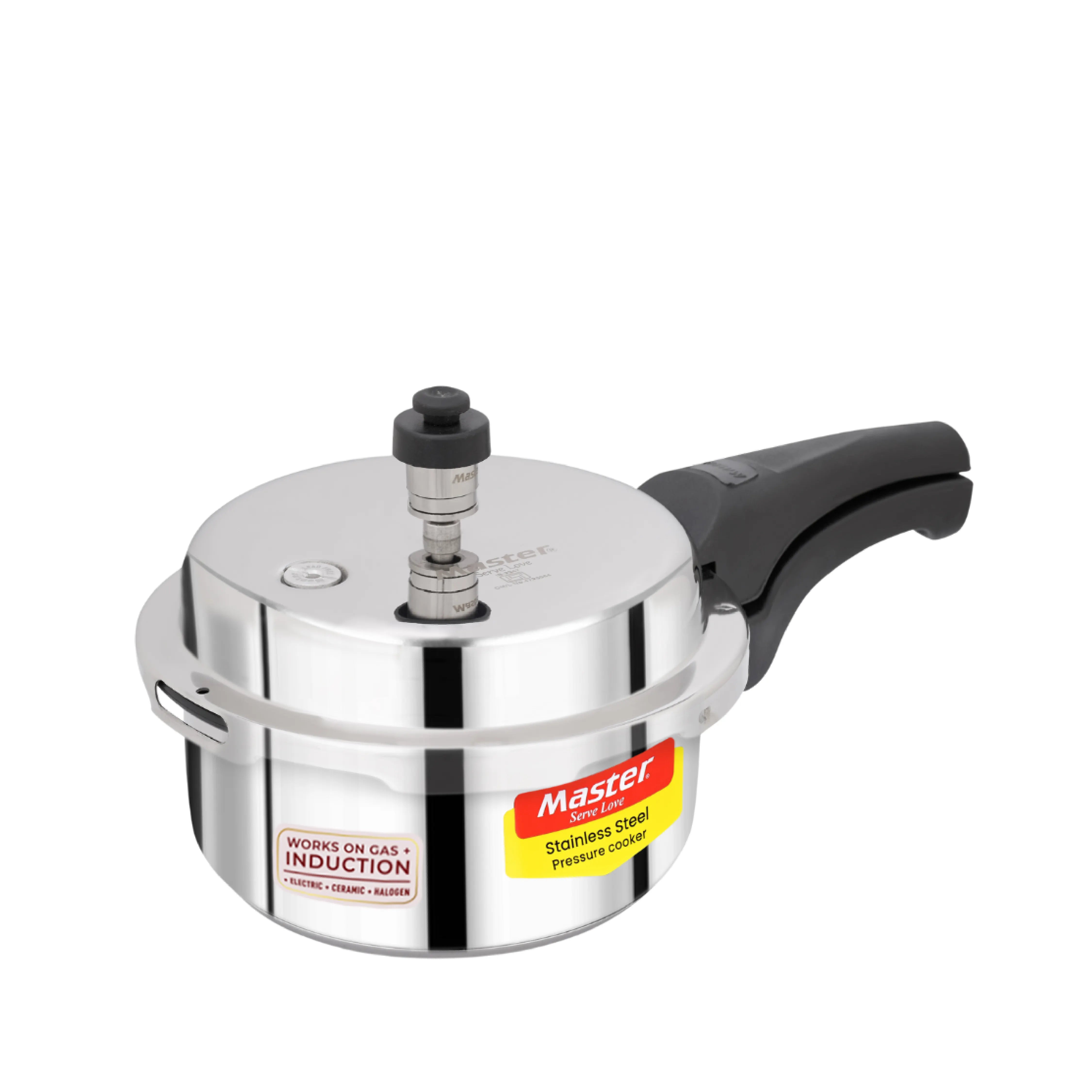 Smart 2L Stainless Steel Outer Lid Pressure Cooker - Induction Base