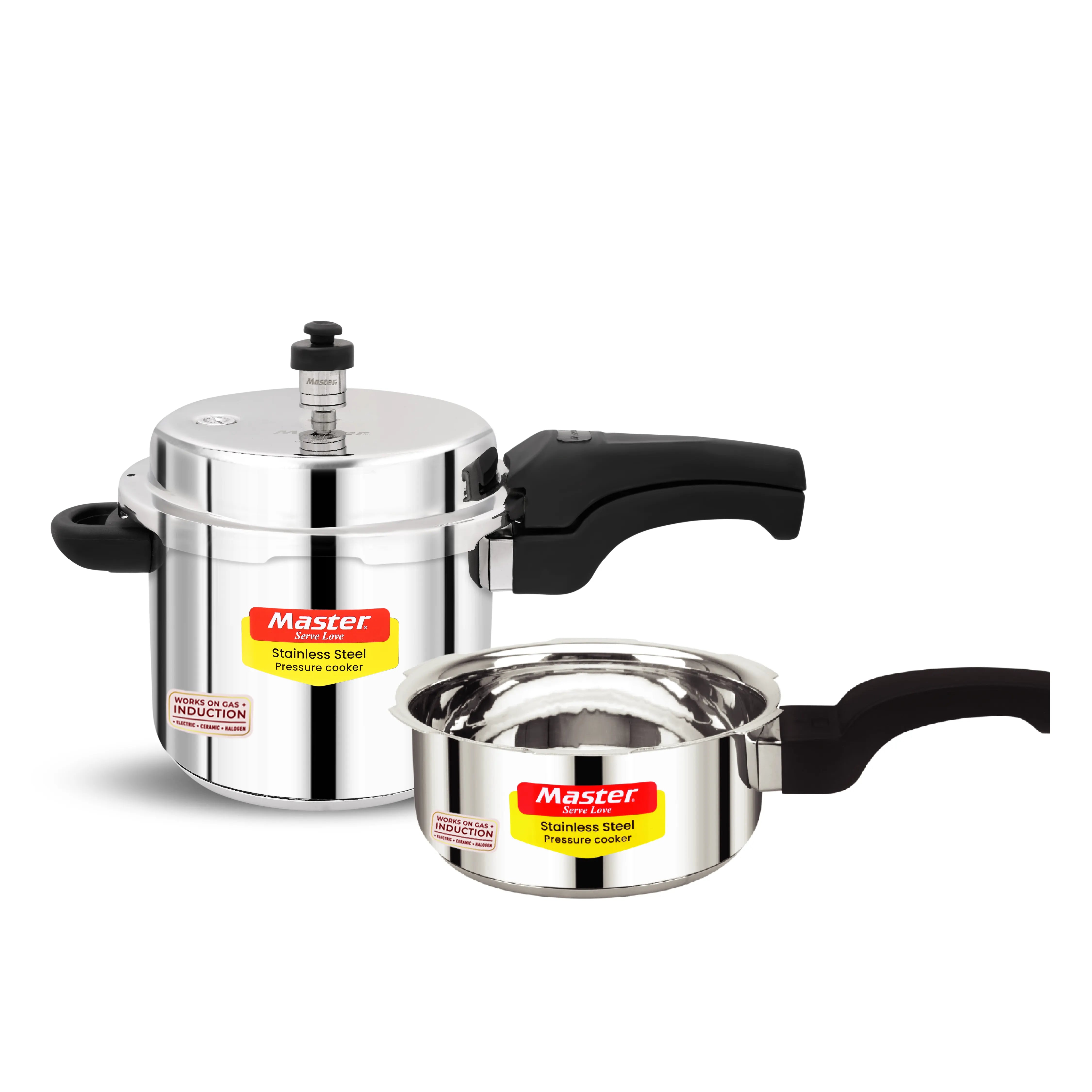 Master stainless steel pressure cooker hotsell