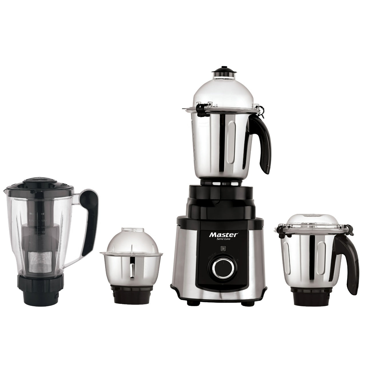 Stenova 1000 W Mixer Grinder with 4 Jars
