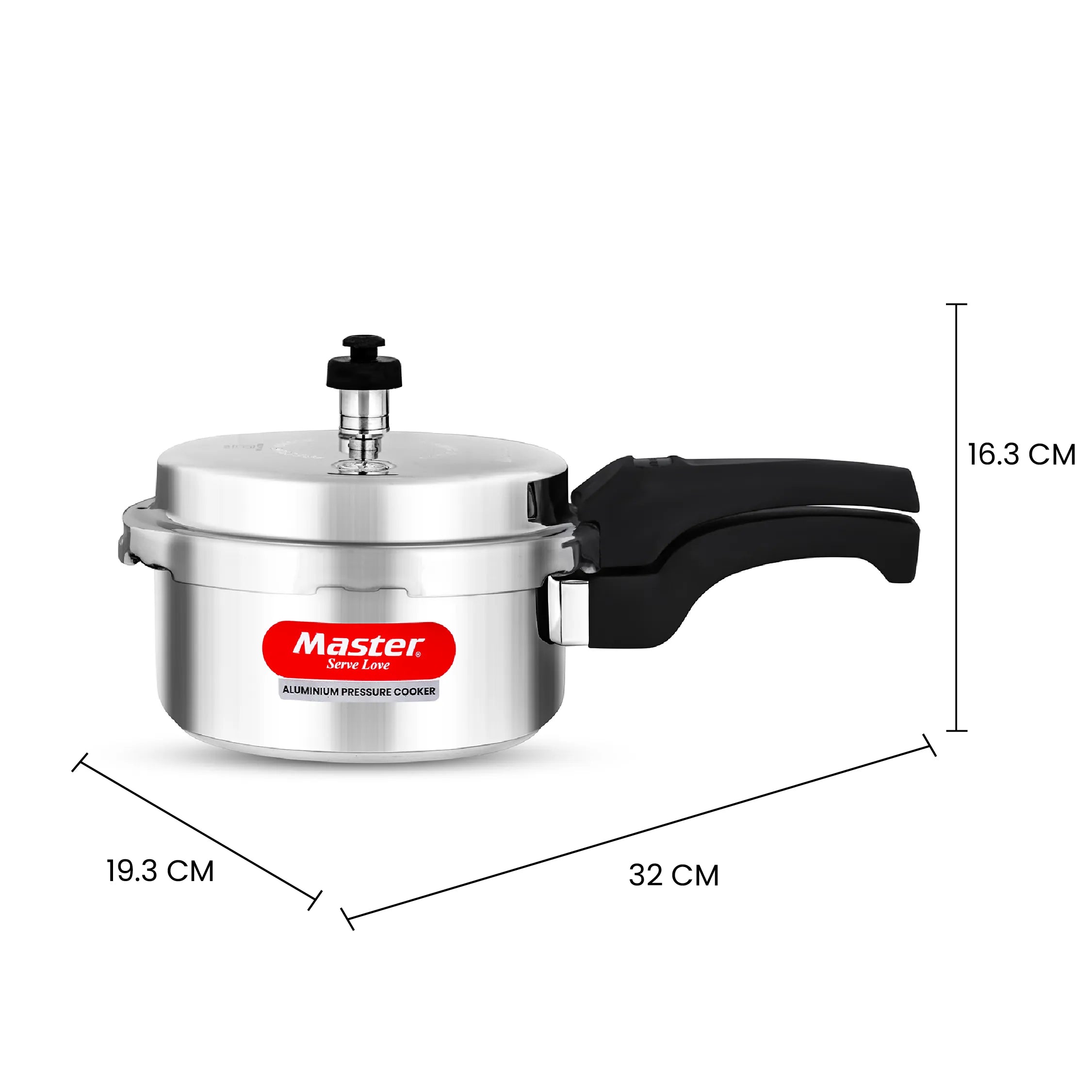 Deluxe 2L Aluminium Outer Lid - Heavy-Premium Pressure Cooker