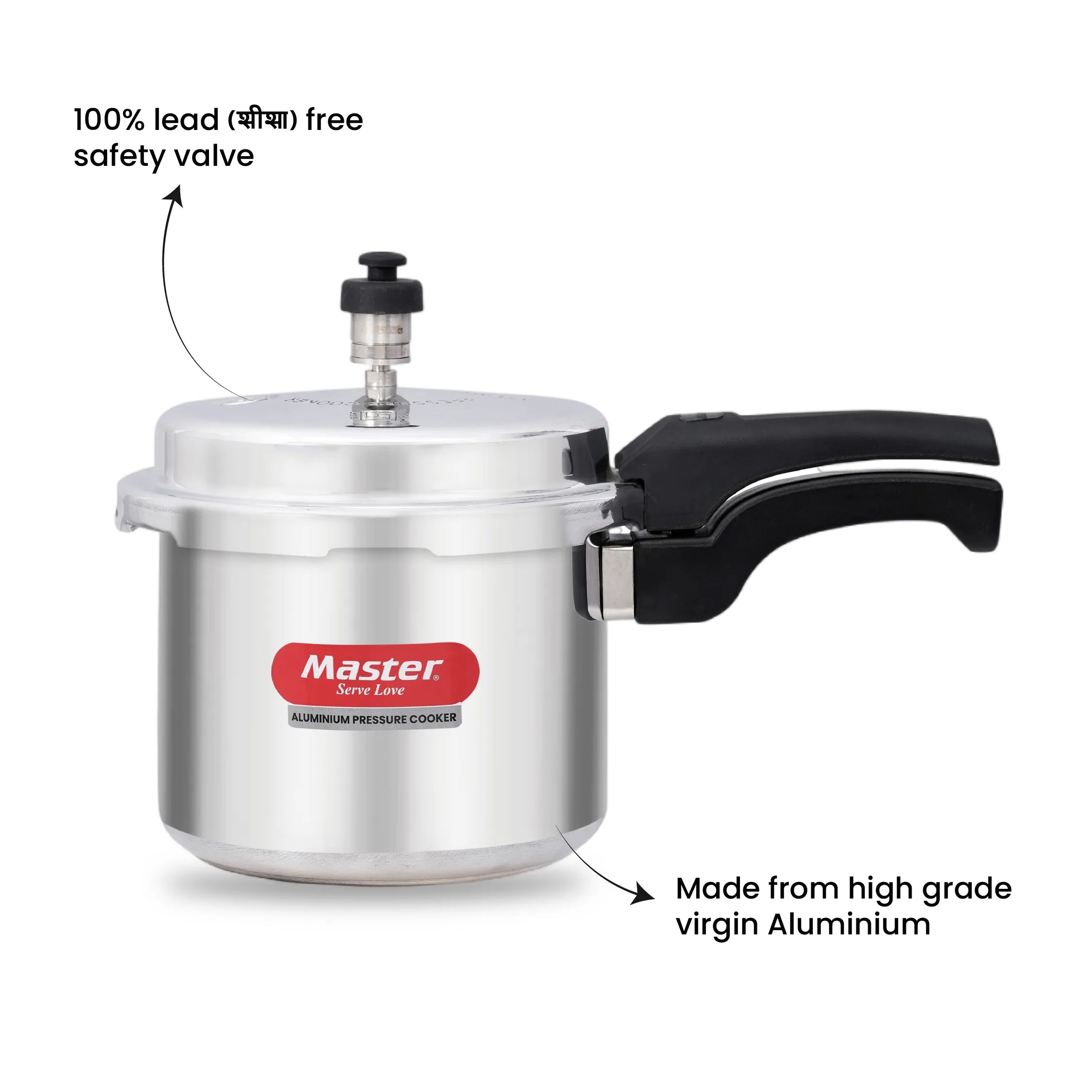 Perfect 3L Aluminium Outer Lid Pressure Cooker